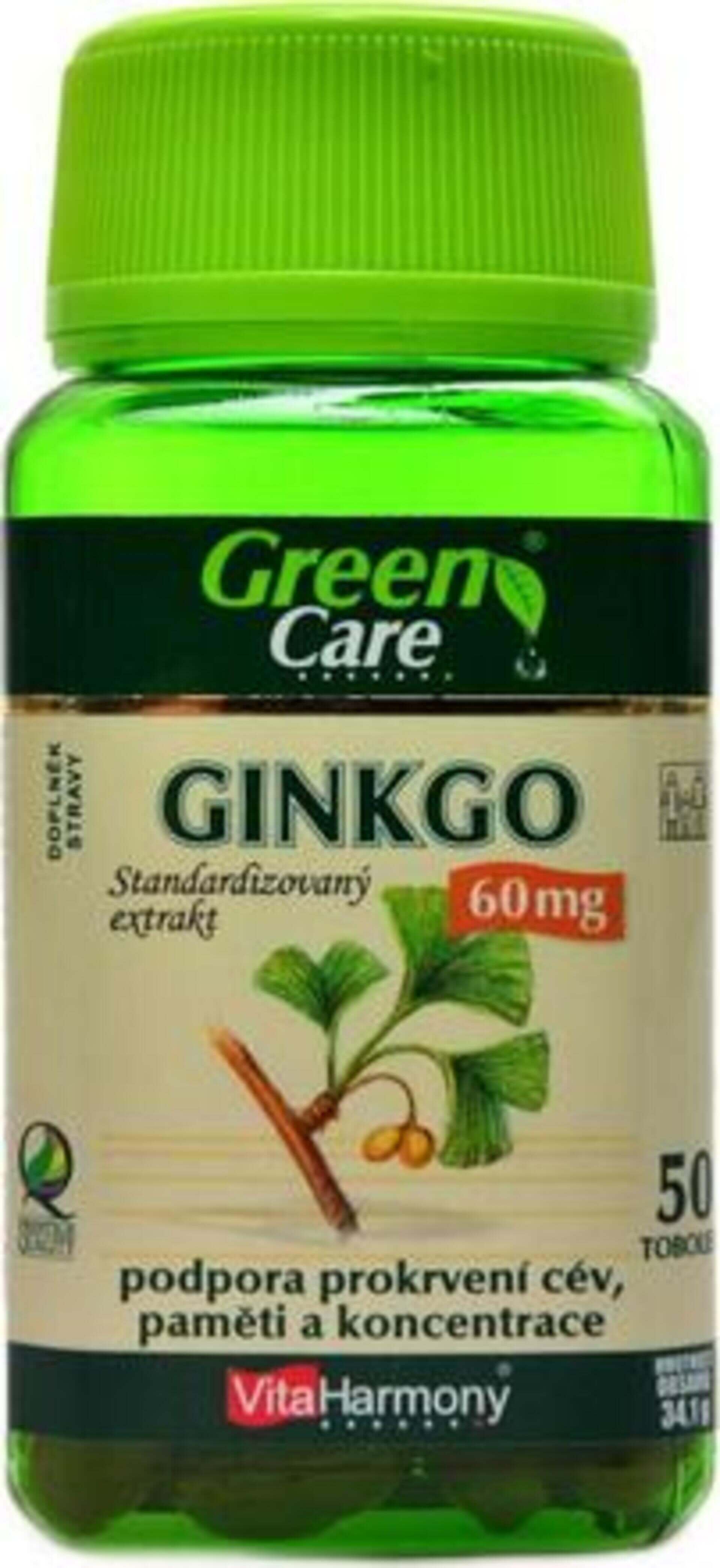 Levně VitaHarmony Ginkgo 60 mg 100 tablet