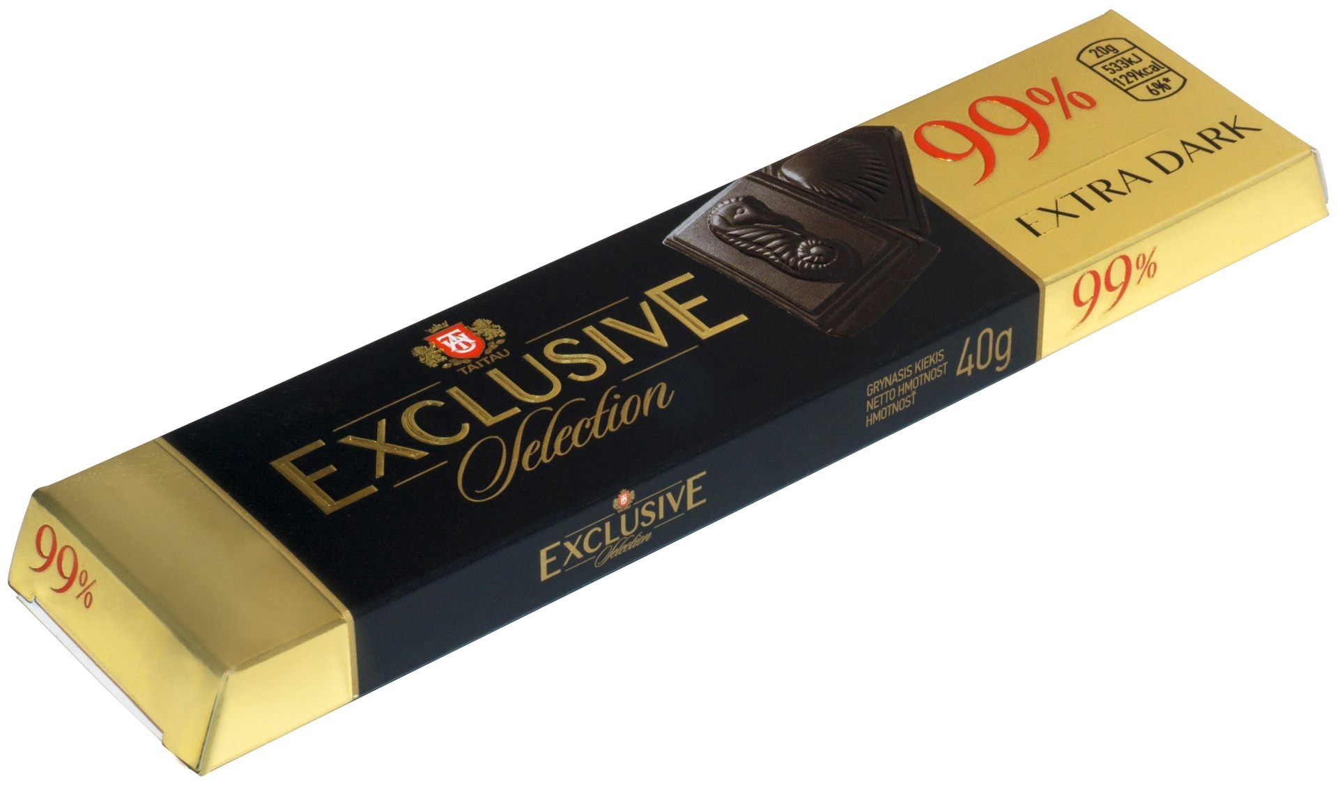 Levně Taitau Exclusive Selection Hořká čokoláda 99 % 40 g