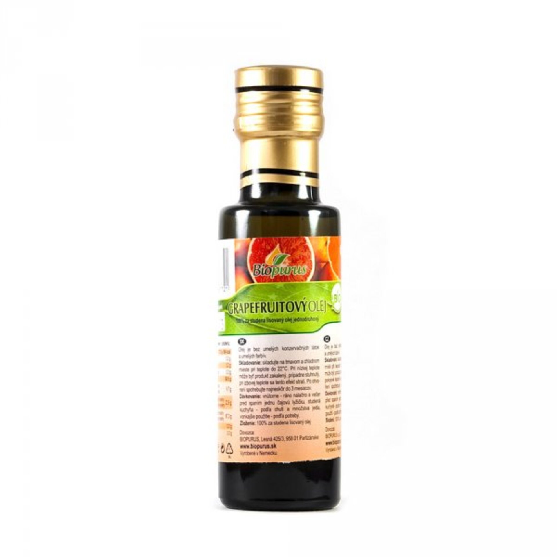 Levně Biopurus Grapefruitový olej BIO 250 ml