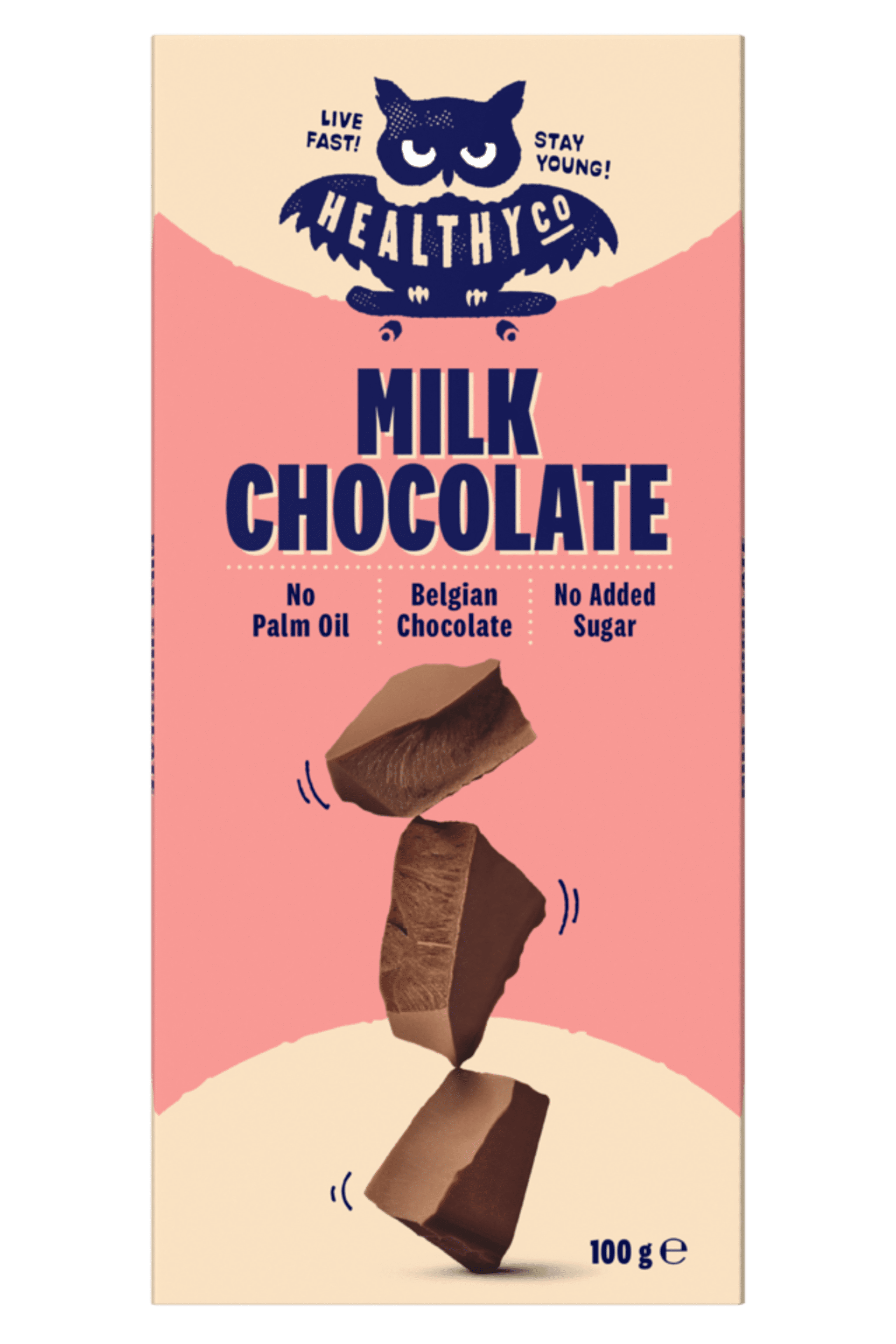 Levně Healthyco Mléčná čokoláda bez cukru 100 g