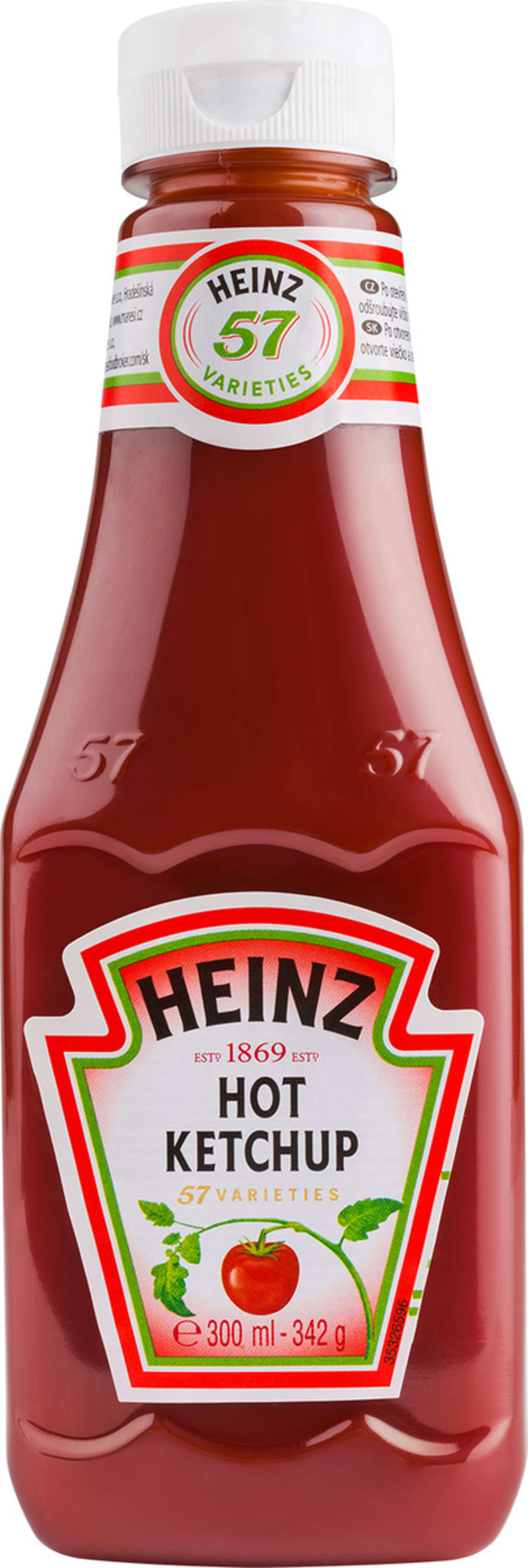 Levně Heinz Rajčatový kečup ostrý 342 g