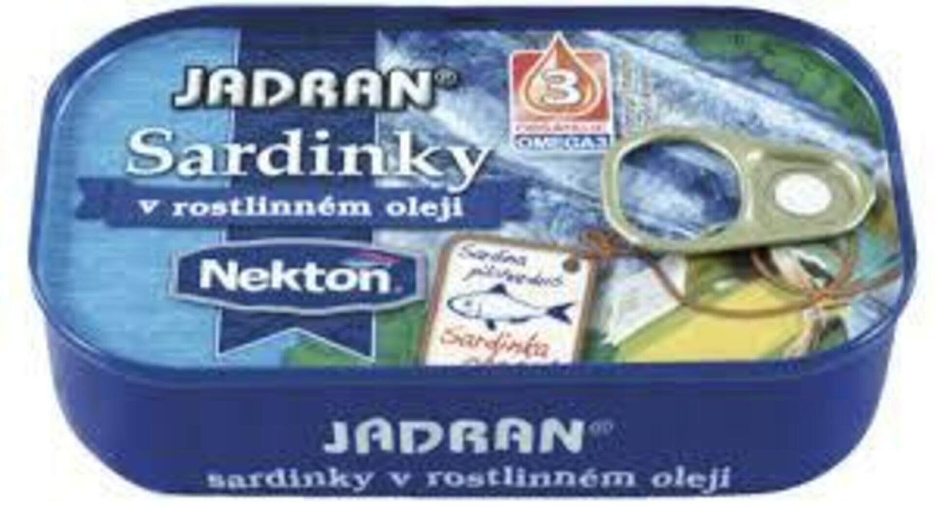 Levně Jadran Sardinky v rostlinném oleji 125 g