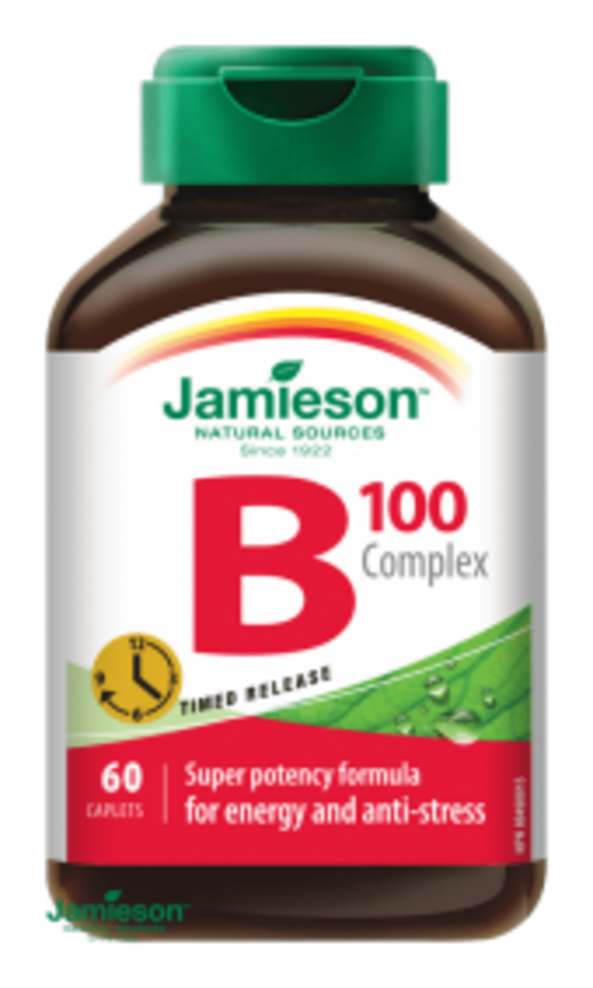 Levně Jamieson B-komplex 100 mg s postupným uvolňováním 60 tablet