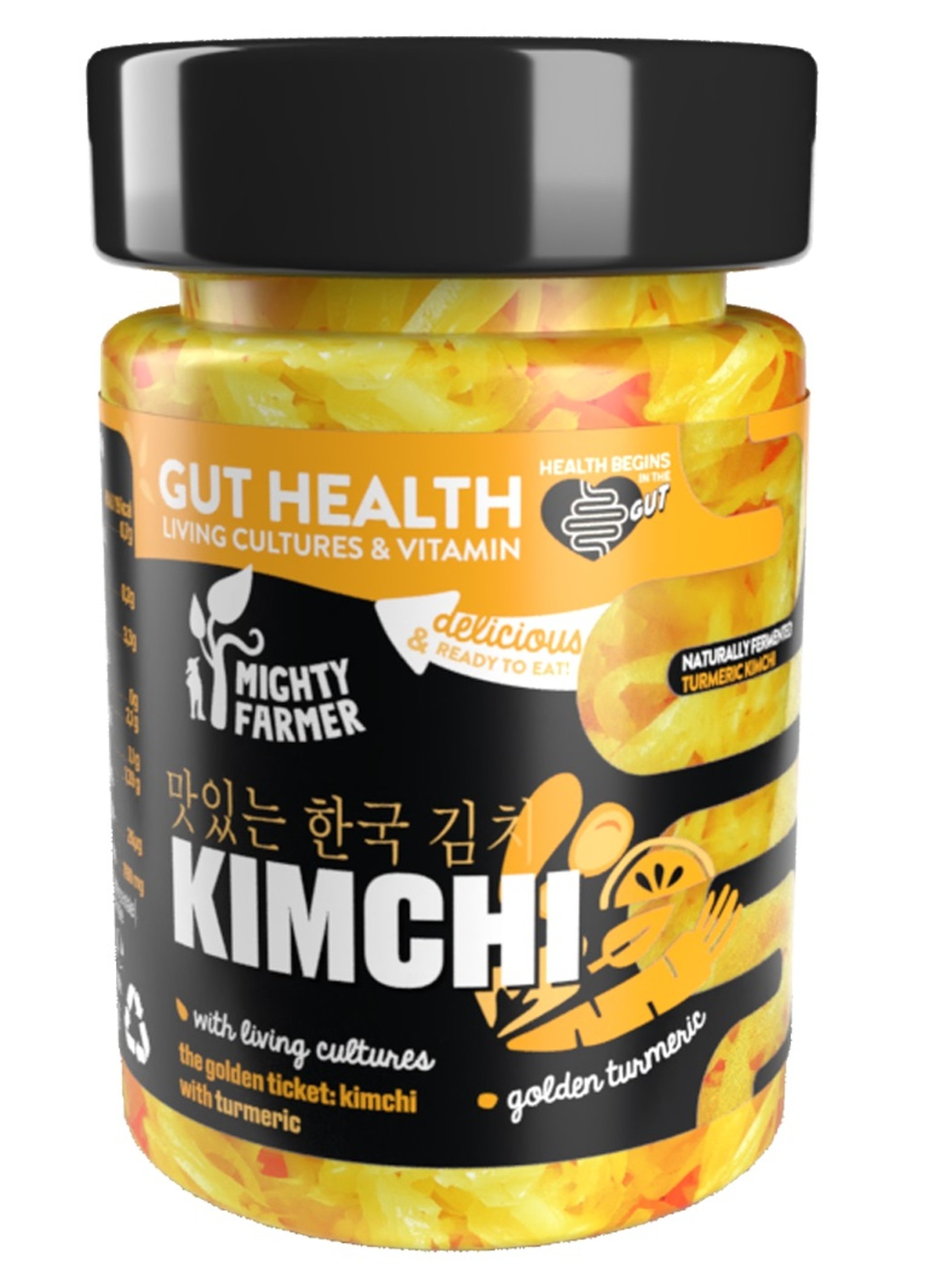 Levně Mighty Farmer Kimchi kurkuma sklo 320 g