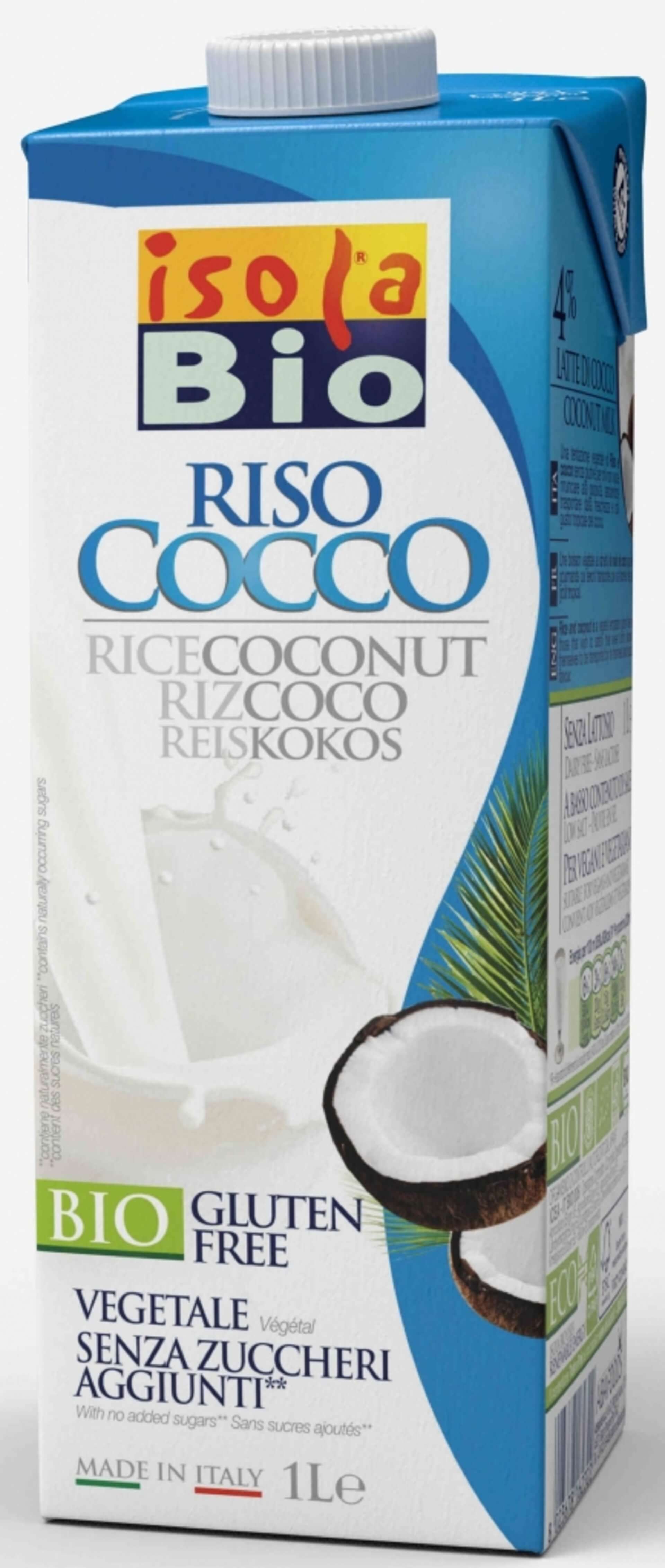 Levně Isola Rýžový nápoj kokosový BIO 1000 ml