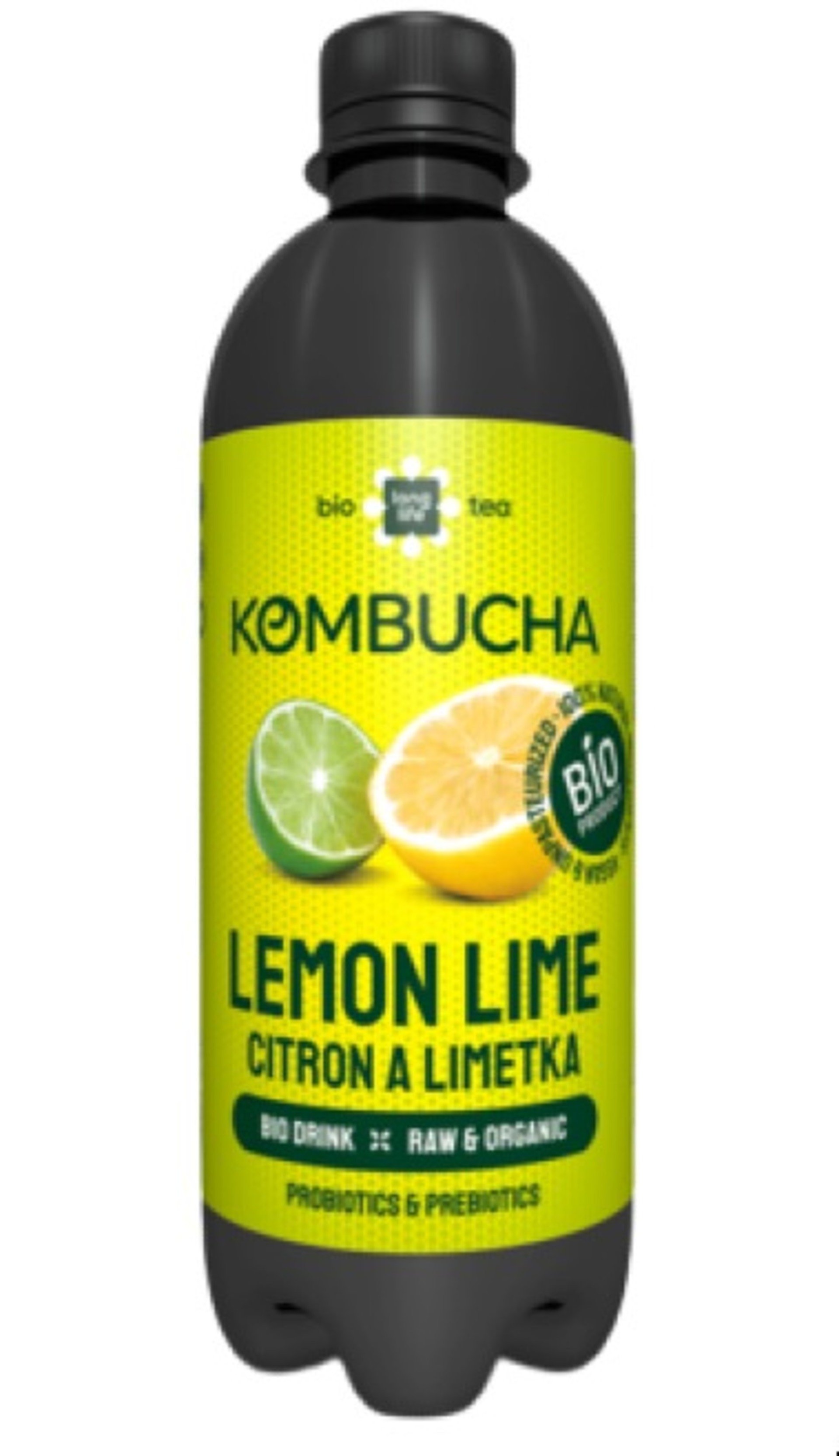 Levně Long life biotea Kombucha citrón limeta 500 ml