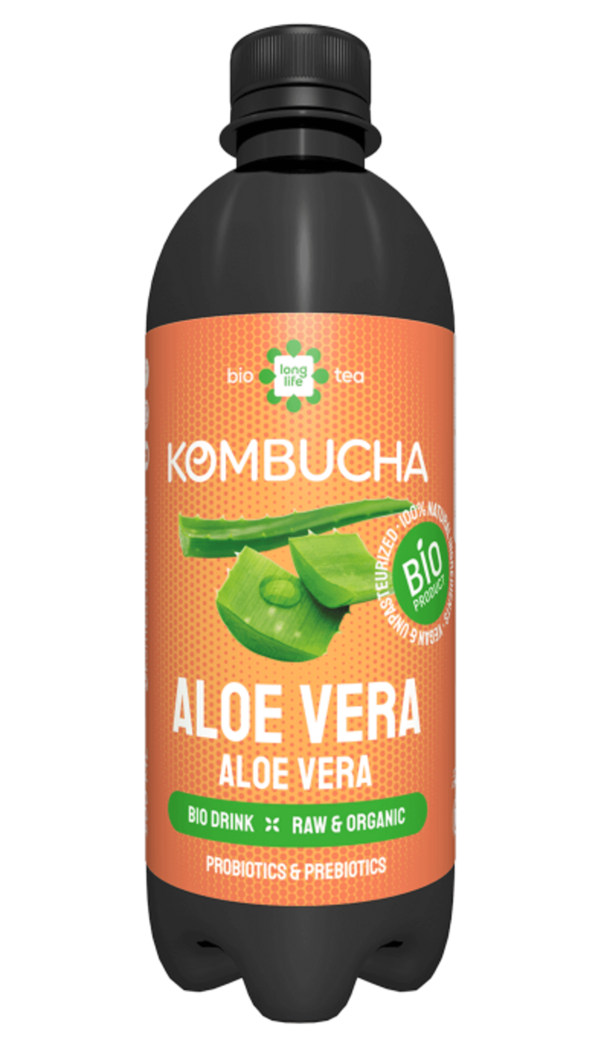 Levně Long life biotea Kombucha Aloe Vera BIO 500 ml