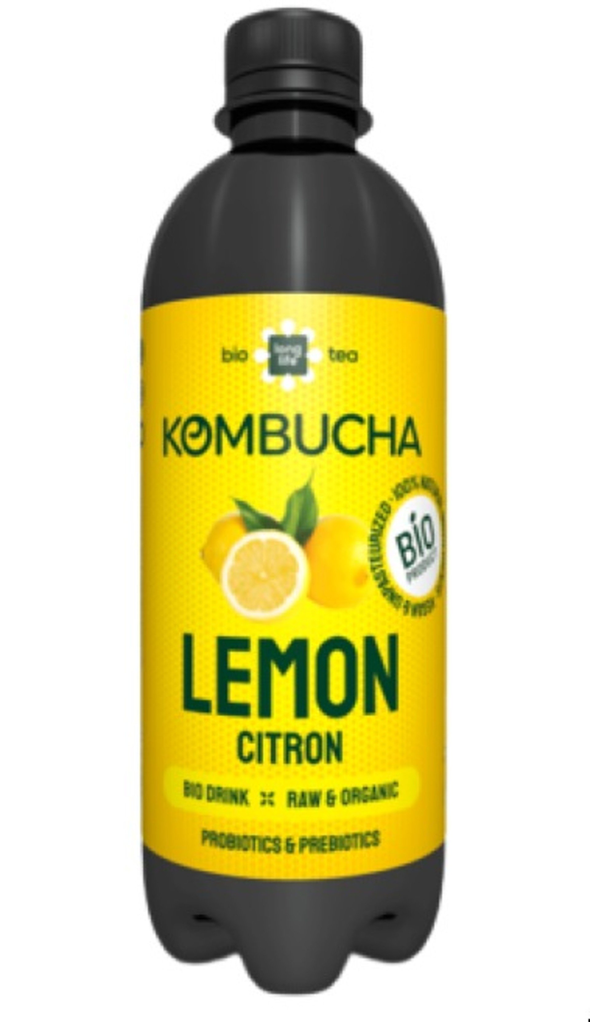 Levně Long life biotea Kombucha citrón 500 ml