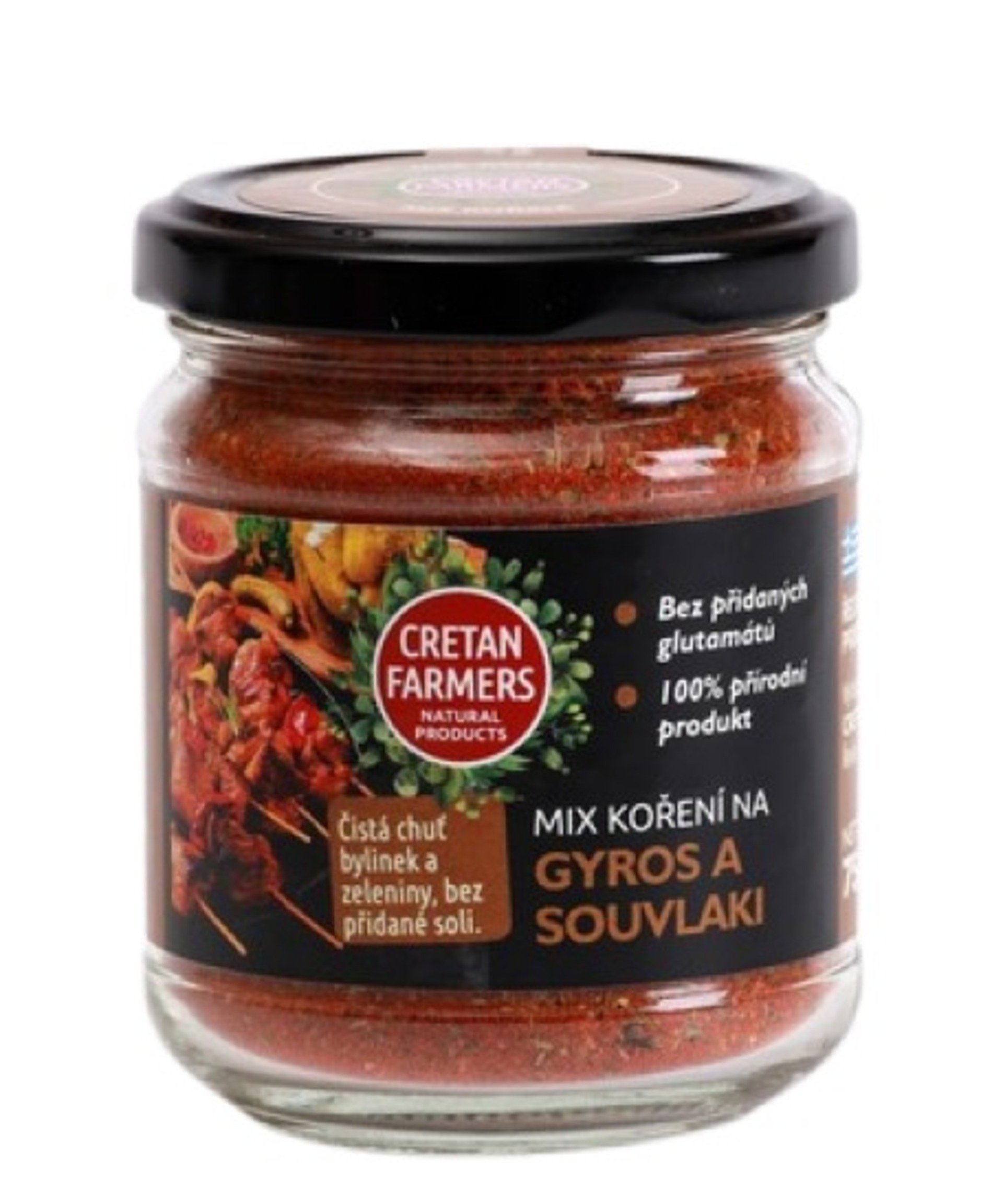 Levně Cretan Farmers Kořenící směs bez soli "Gyros" 75 g