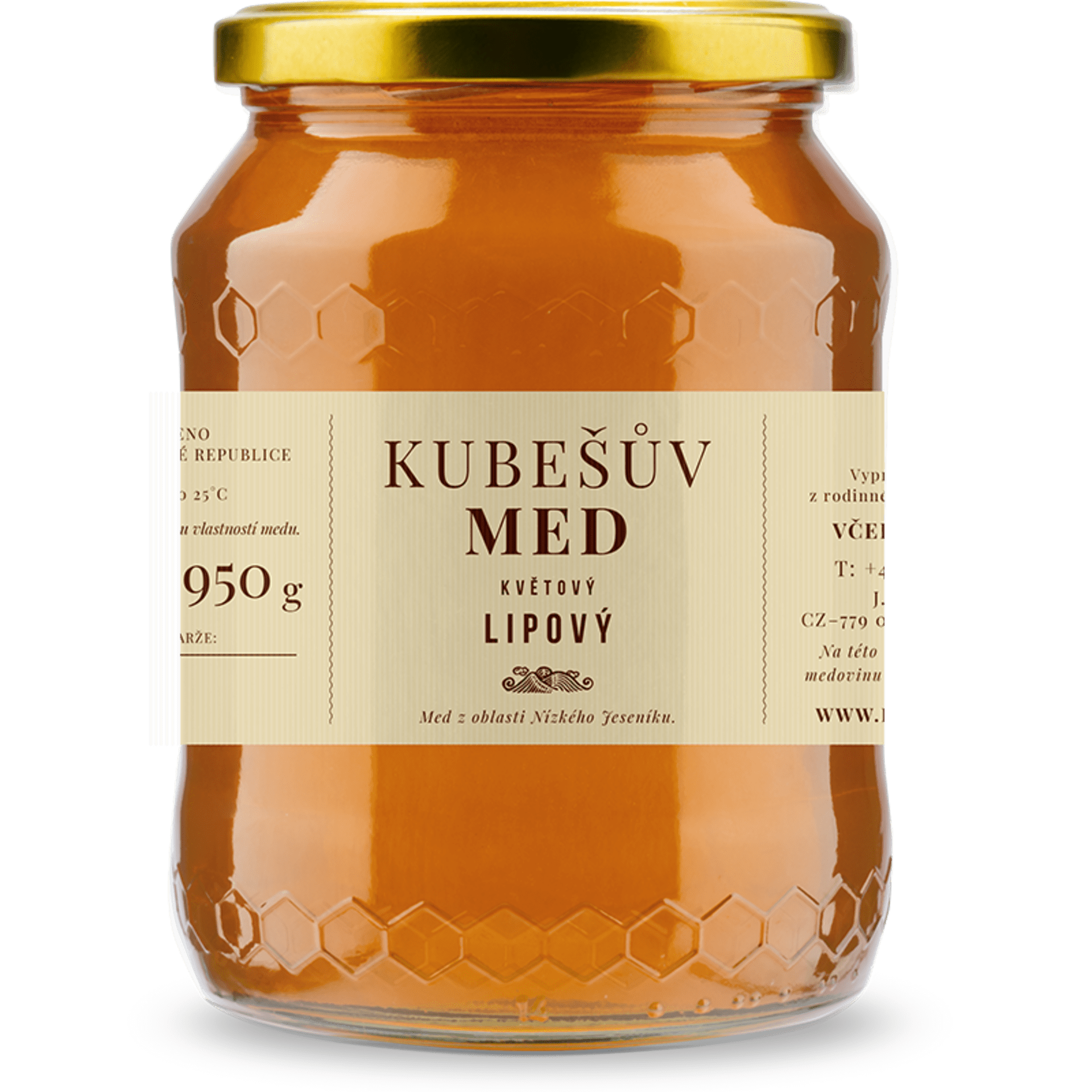 Levně Kubešův med Med květový lesní s lípou 750 g