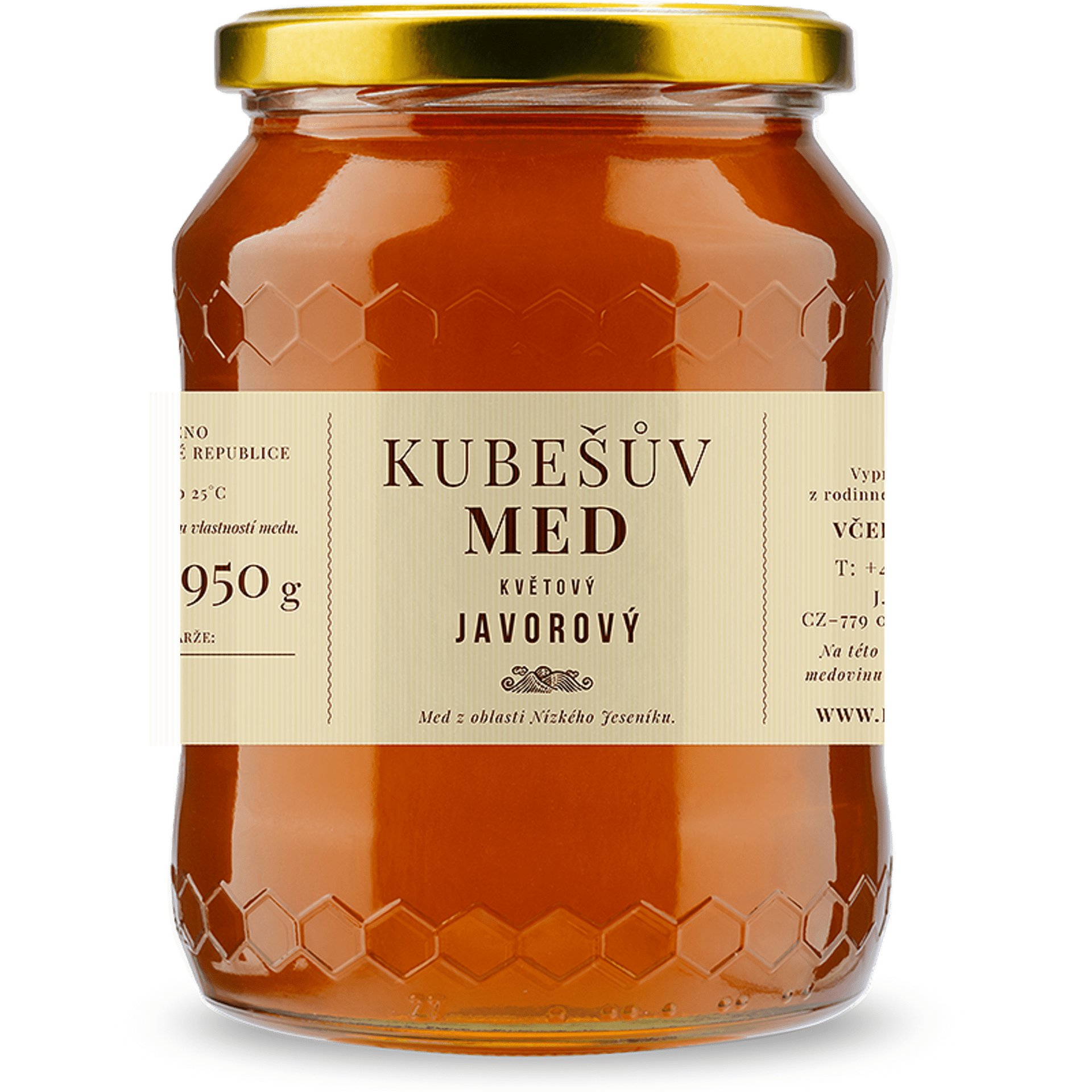Levně Kubešův med Med květový javorový 750 g