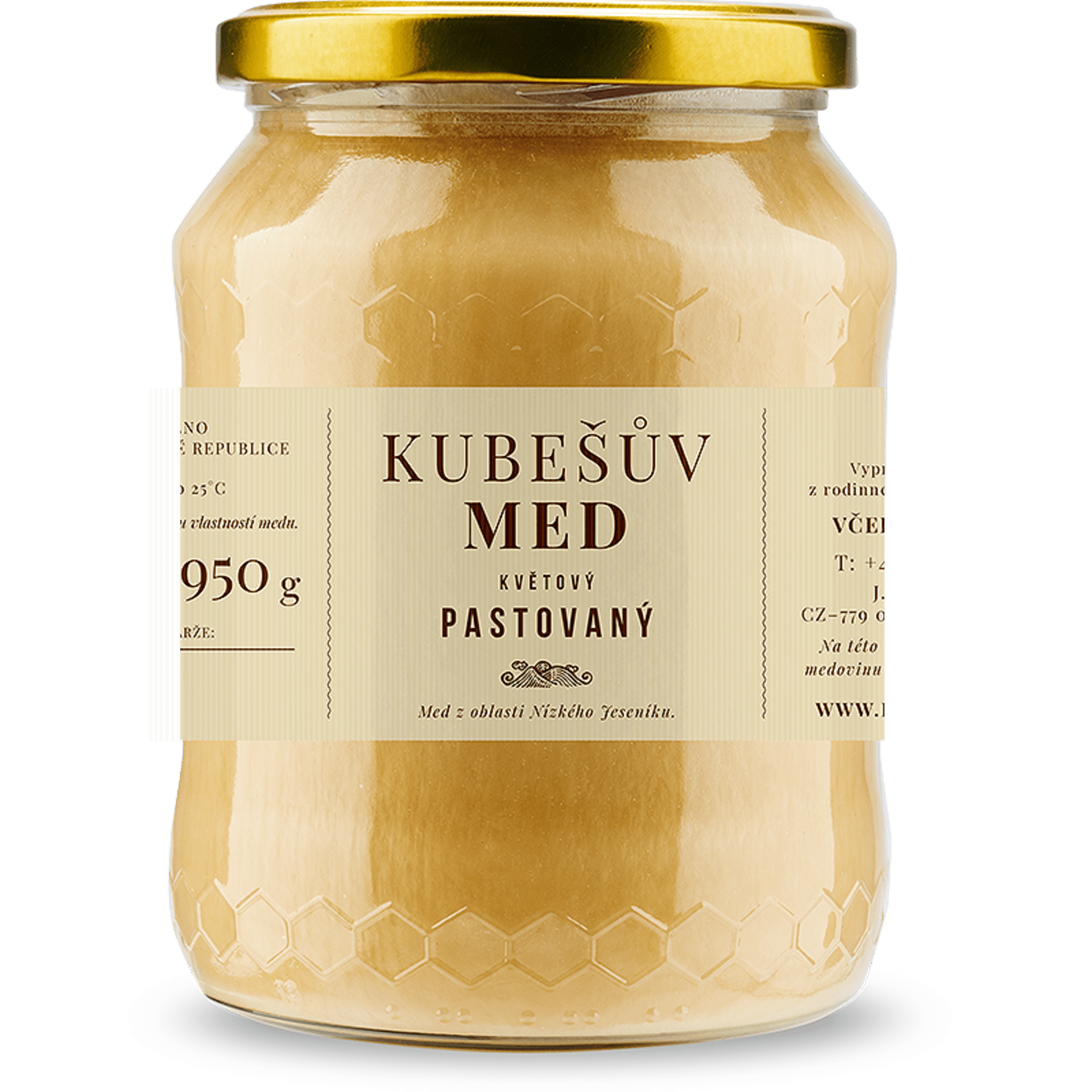 Levně Kubešův med Med květový pastovaný (šlehaný) 750 g
