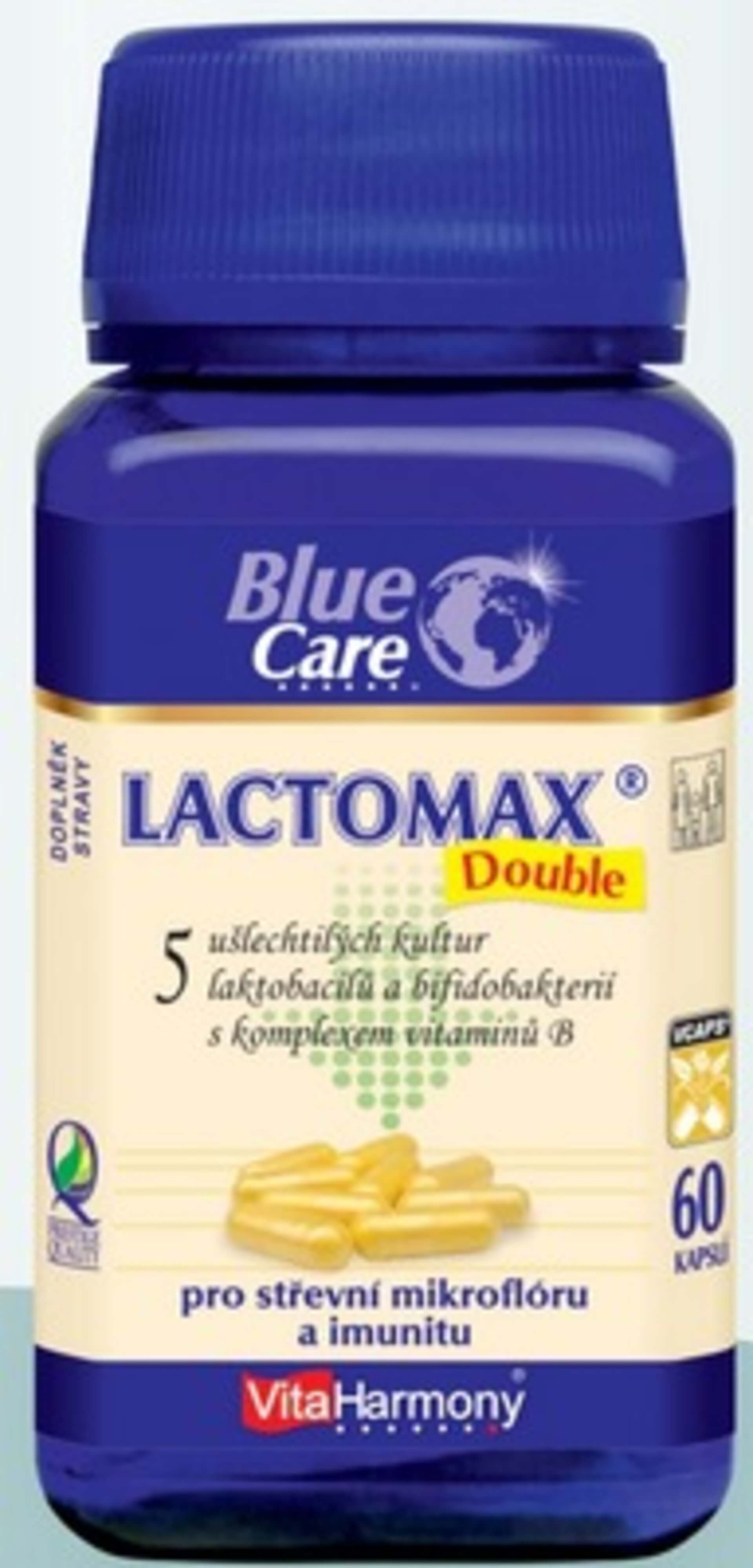 Levně VitaHarmony Lactomax® Double - laktobacily 4 mld.+ komplex vit. B 60 kapslí