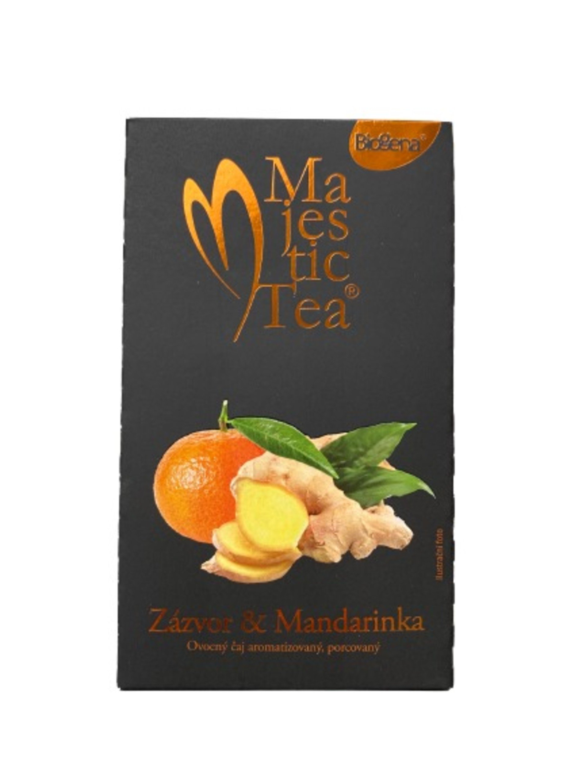 Levně Biogena Majestic Tea zázvor a mandarinka 20 x 2,5 g