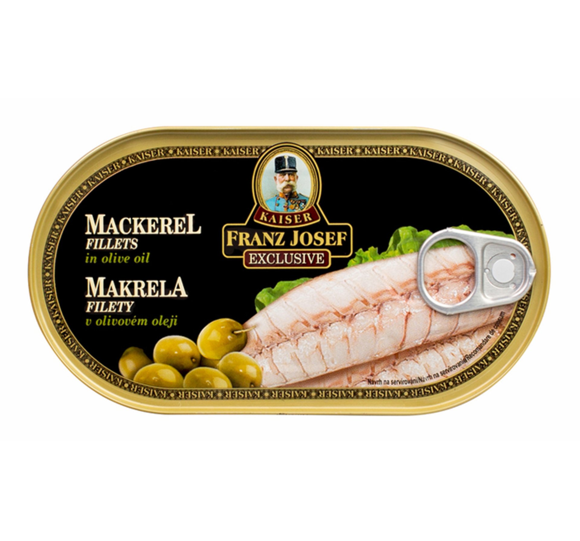 Levně Franz Josef Kaiser Makrela filety v olivovém oleji 170 g