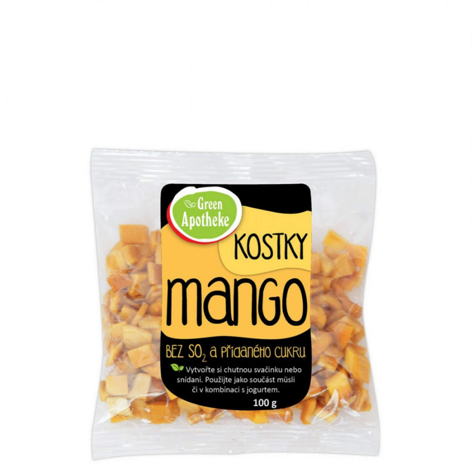 Levně Green Apotheke Mango kostky bez cukru 100 g