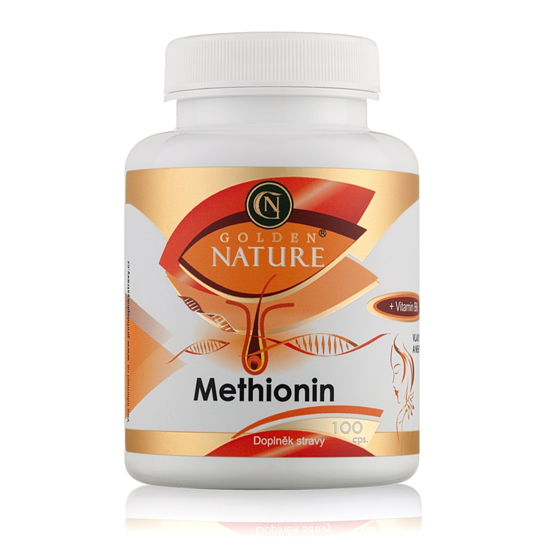 Levně Golden Nature Methionin+Vitamin B6 100 tablet