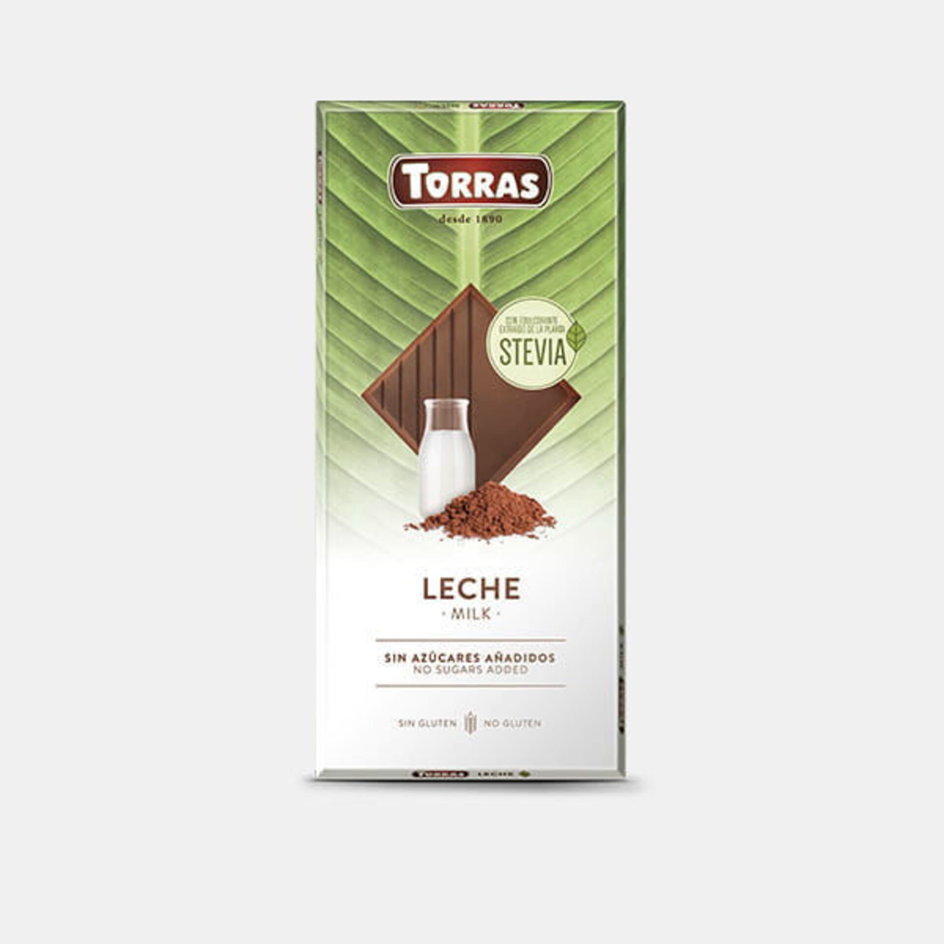 Levně Torras Mléčná čokoláda se stévií 100 g