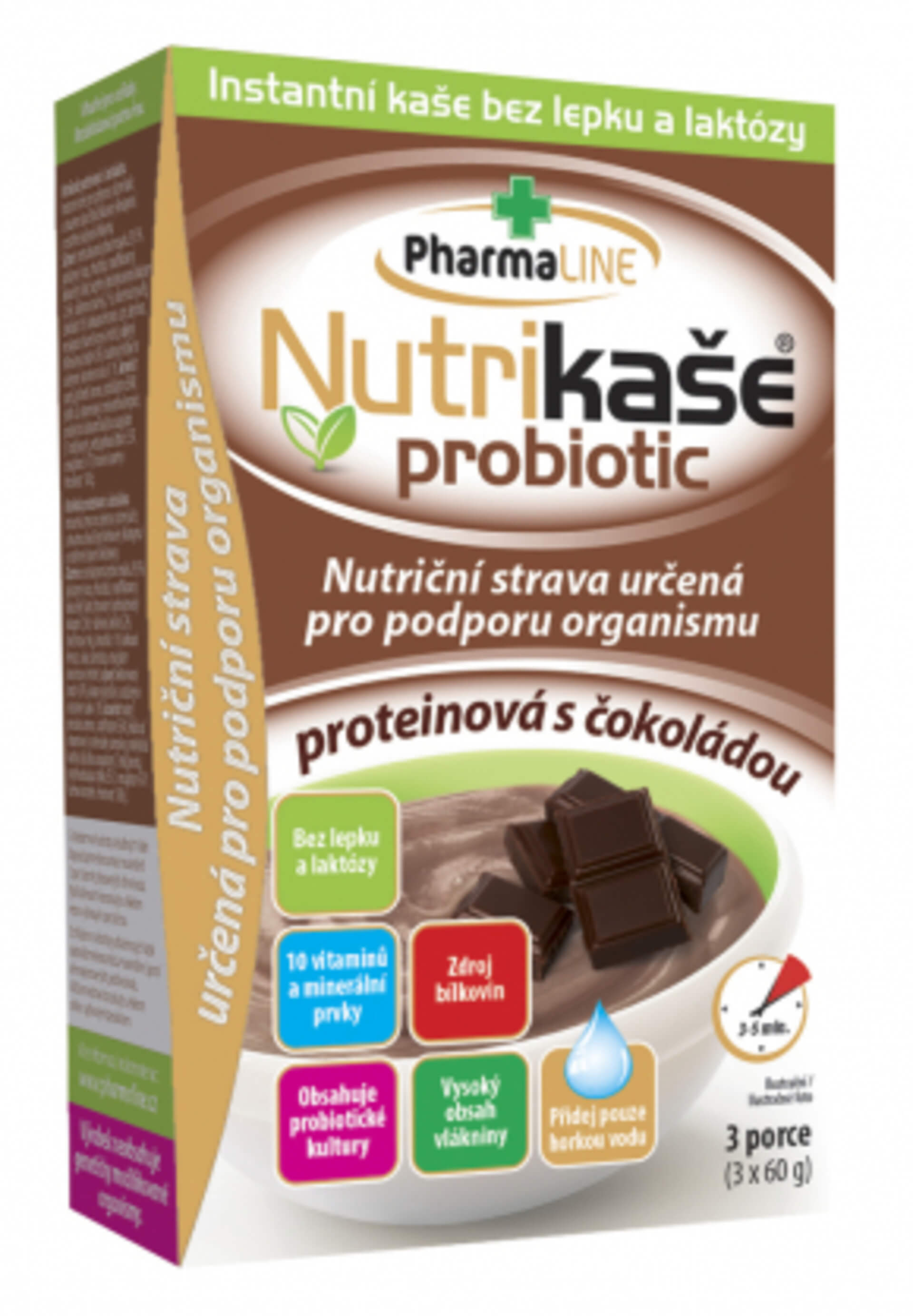 Levně Mogador Nutrikaše probiotic proteinová s čokoládou 180 g