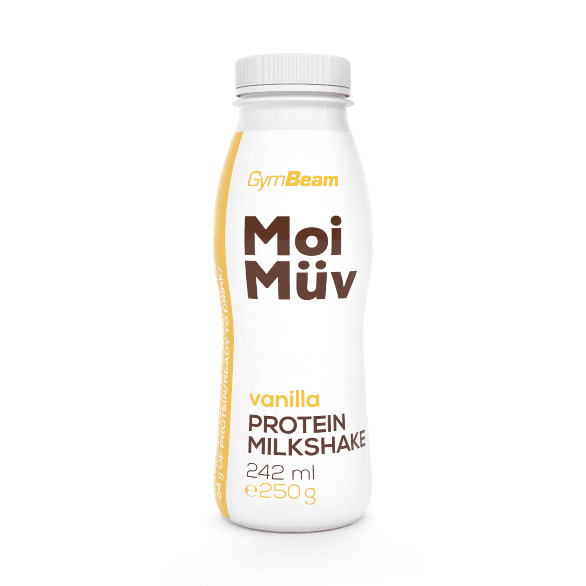 Levně GymBeam MoiMüv Milkshake vanilka 242 ml