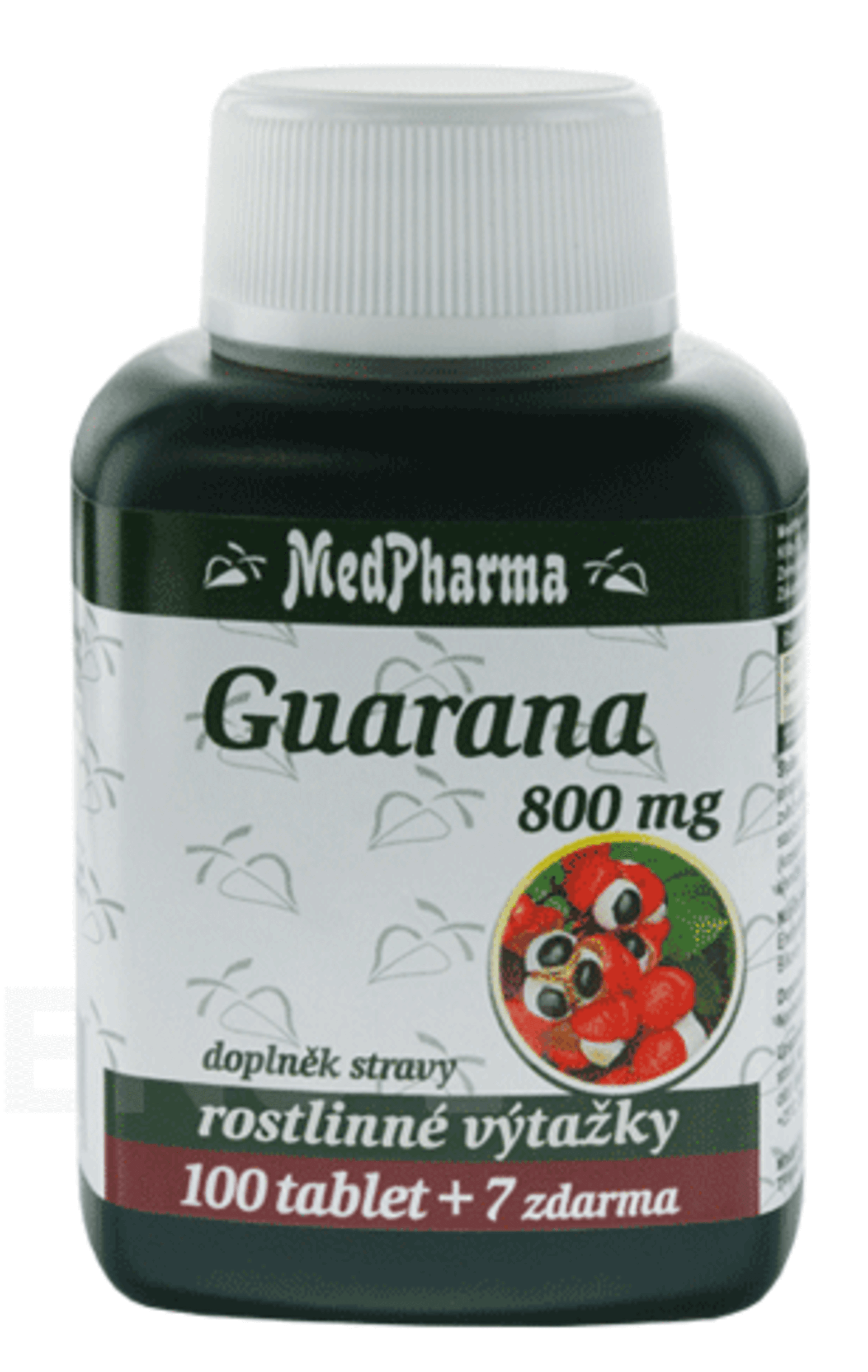 Levně MedPharma Guarana 800mg 107 tablet