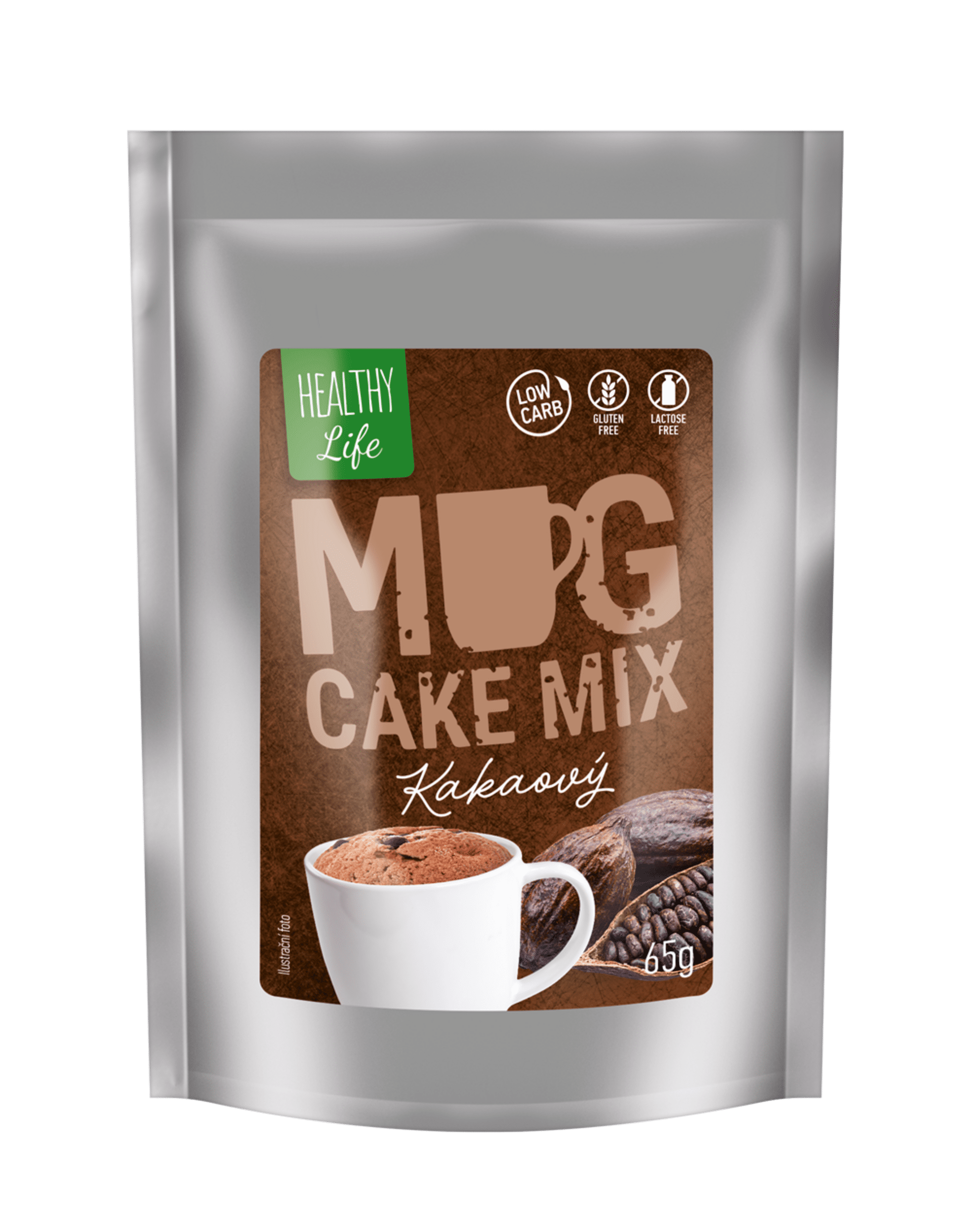 Levně iPlody Mug cake mix kakaový 65 g