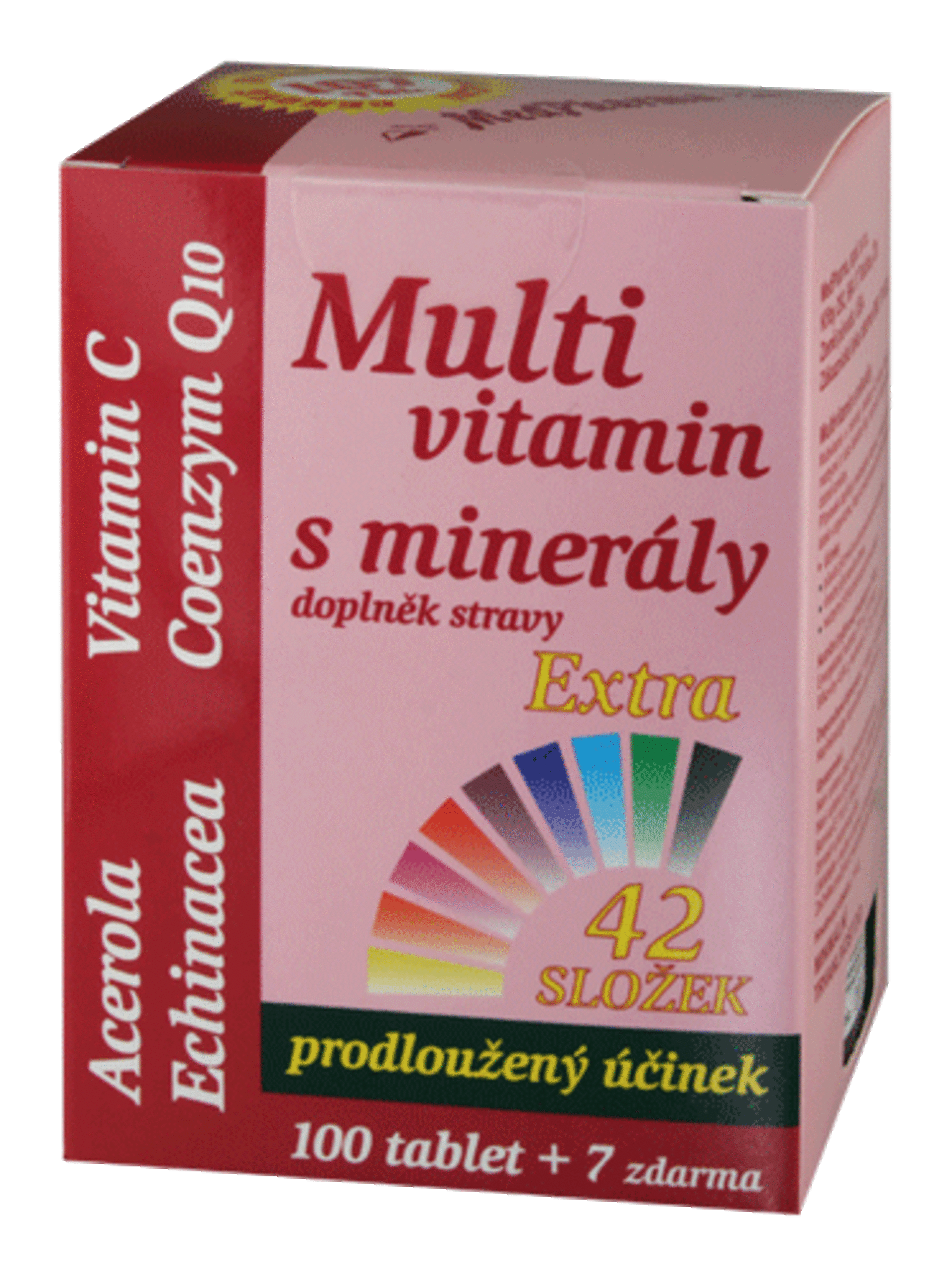 Levně MedPharma Multivitamin s minerály +extra C,Q10 107 tablet