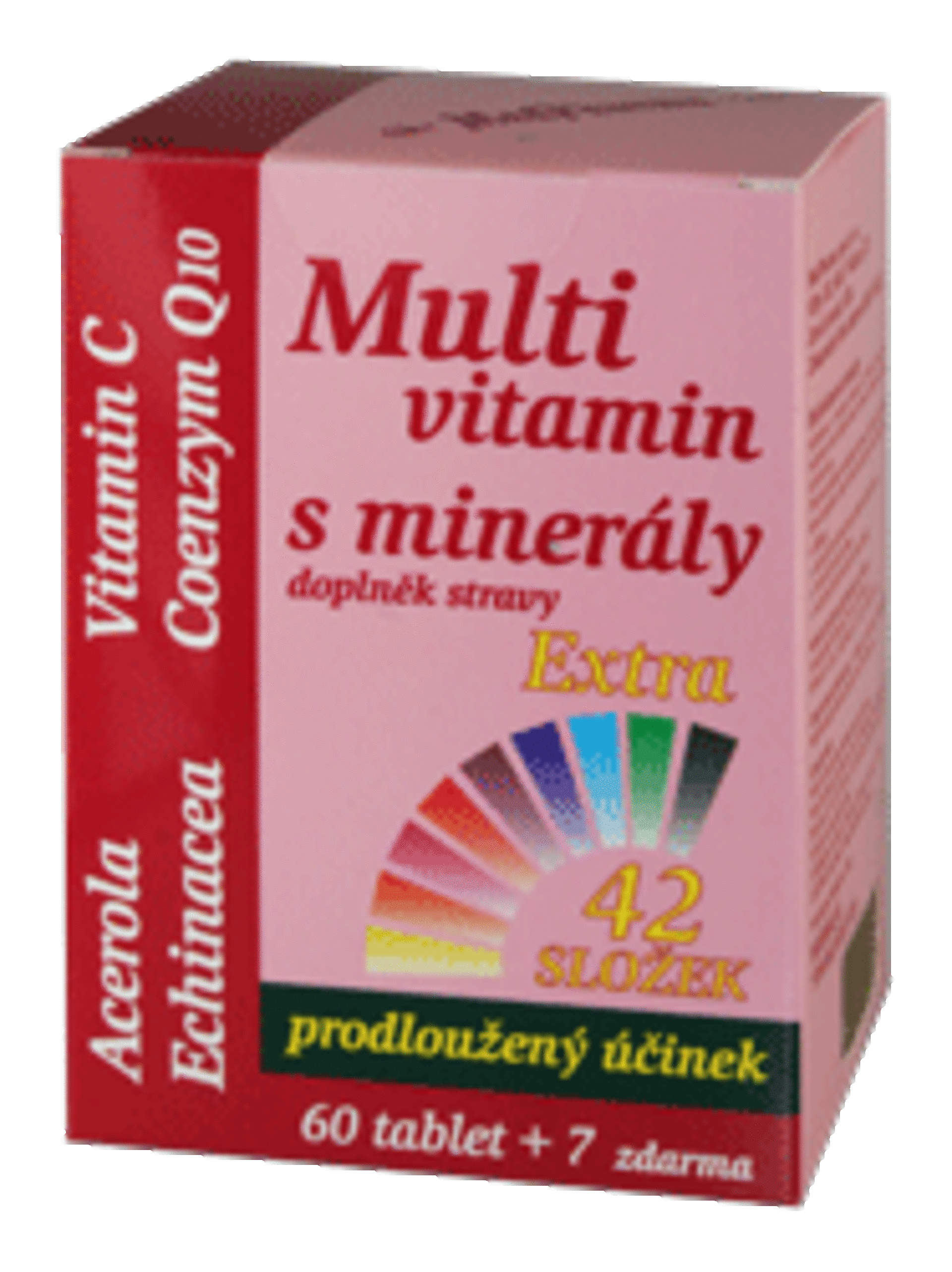 Levně MedPharma Multivitamin s minerály + extra C,Q10, 42 složek 67 tablet