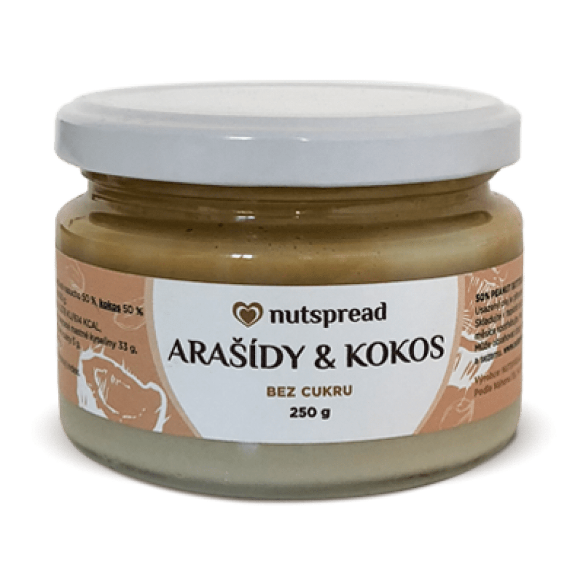 Nutspread Kokosovo - arašídové máslo 250 g