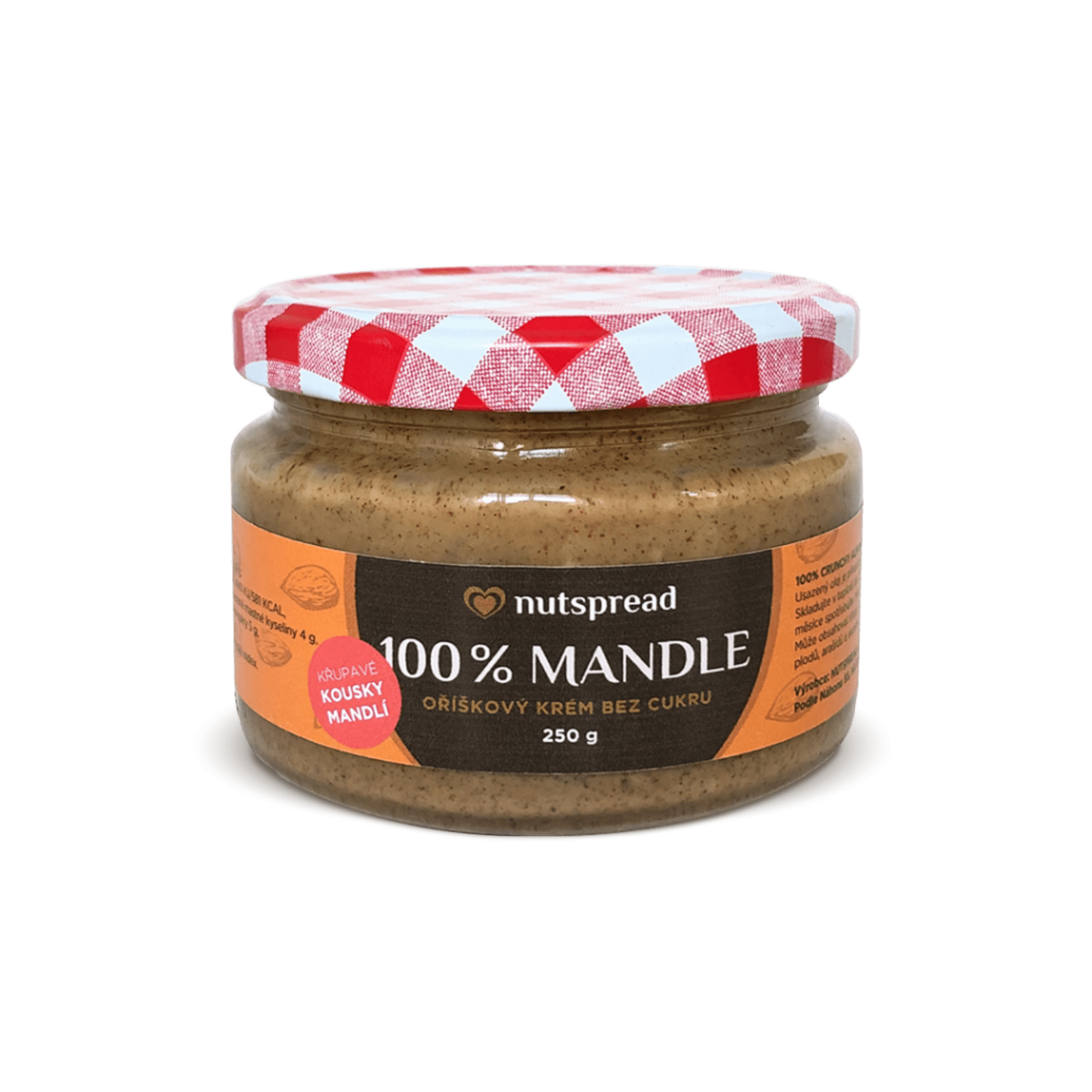 Levně Nutspread Mandlové máslo křupavé 250 g