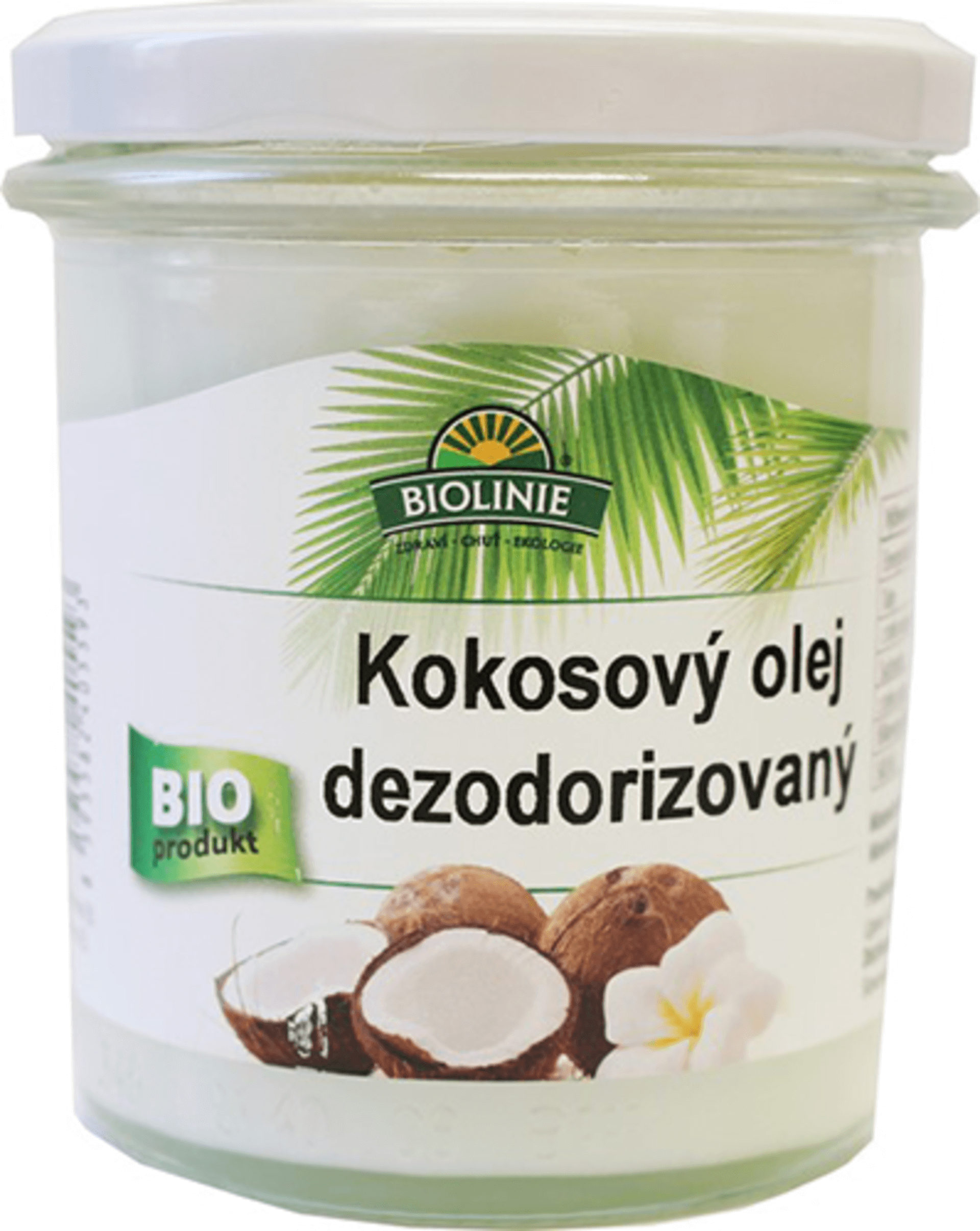 Levně Biolinie Olej kokosový panenský dezodorizovaný BIO 240 g