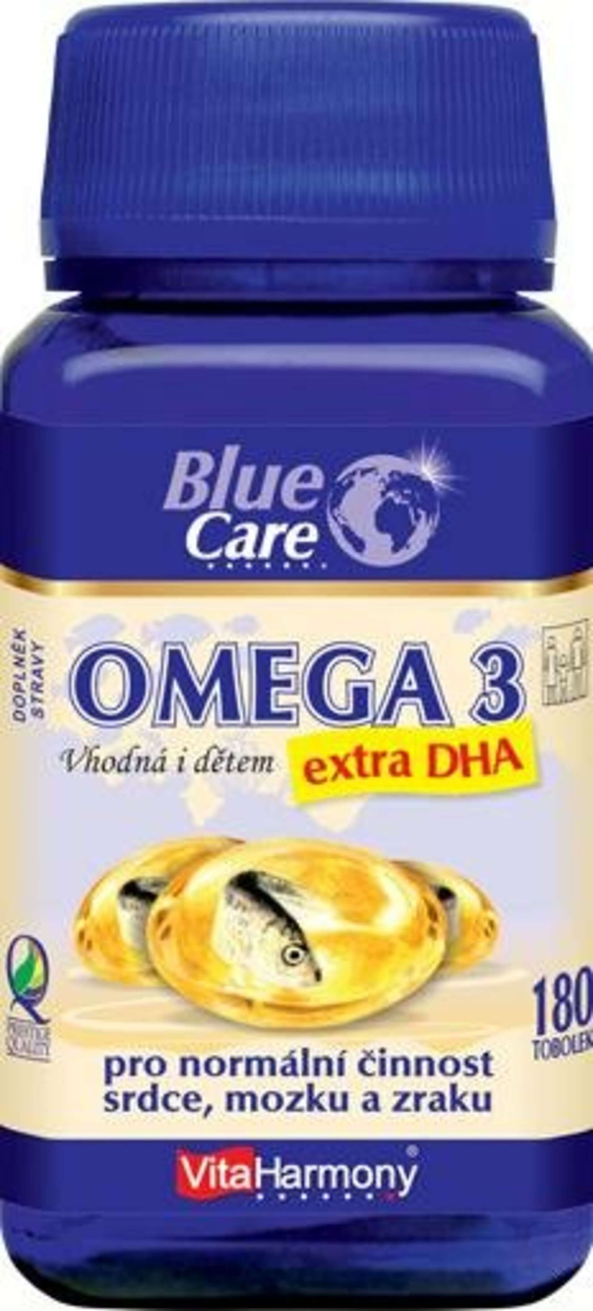 VitaHarmony Omega 3 Extra DHA 180 tablet (3 měsíce)