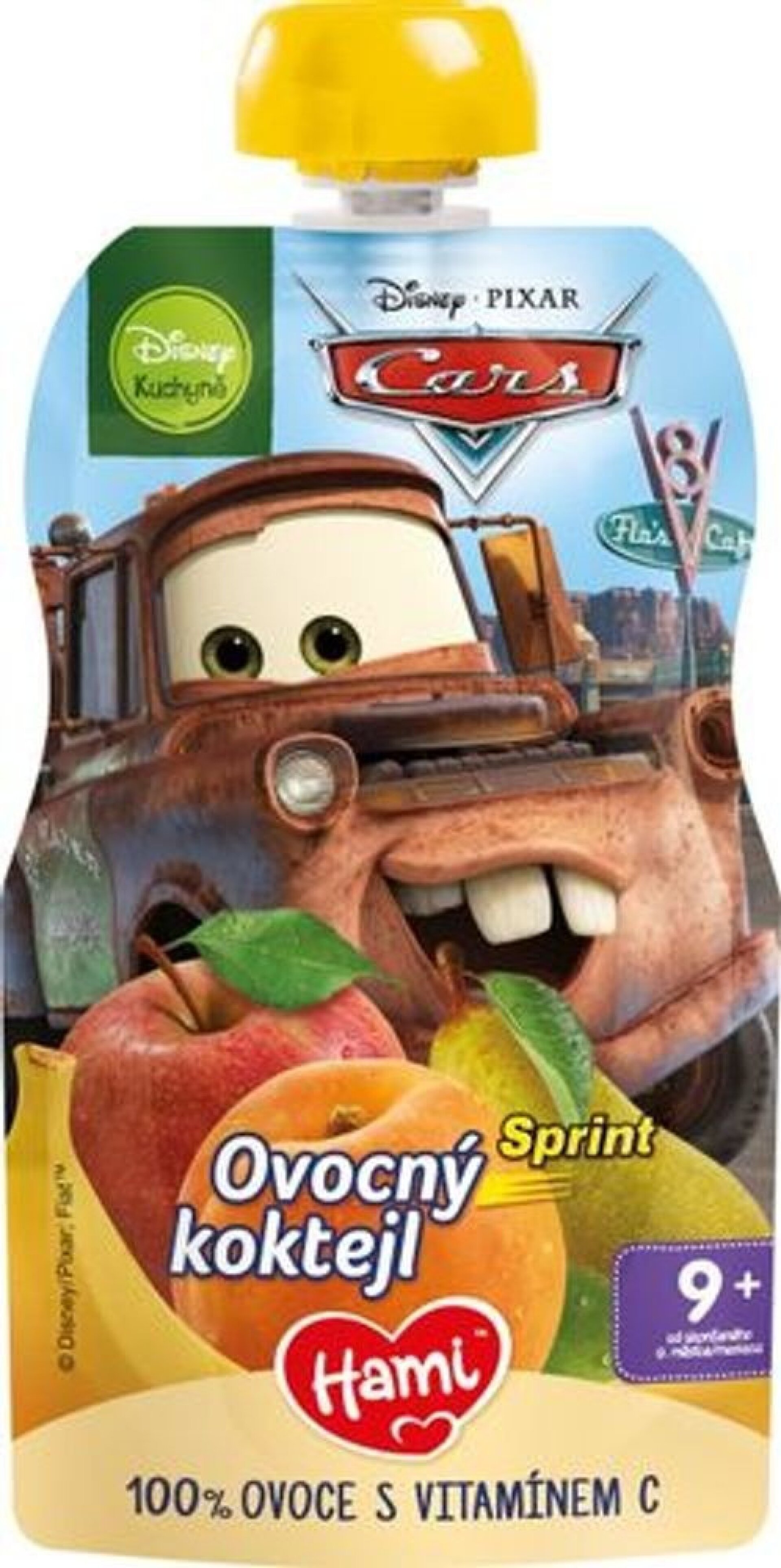 Levně Hami Disney Cars kapsička ovocný koktejl 110 g