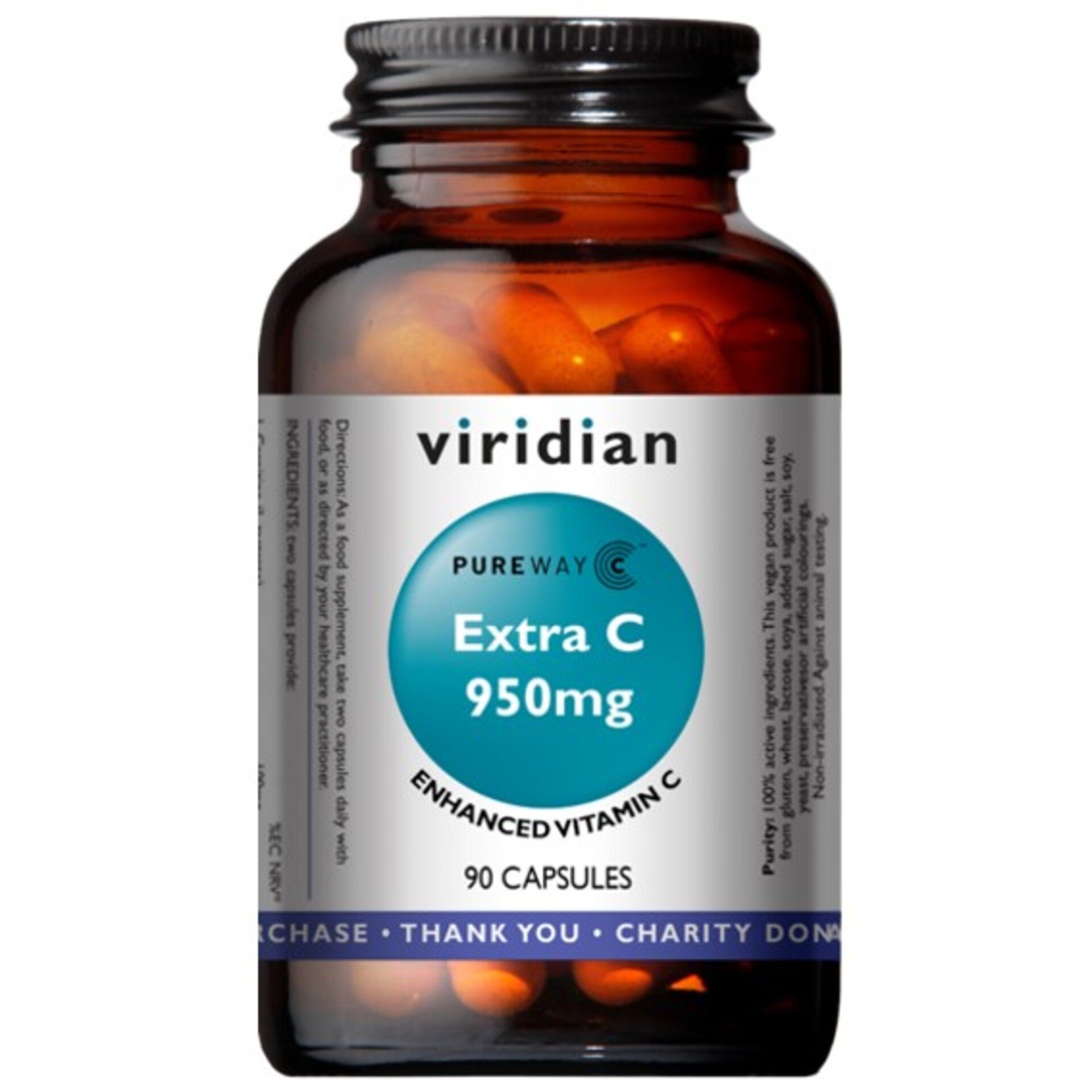 Levně Viridian Extra C 950 mg 90 kapslí
