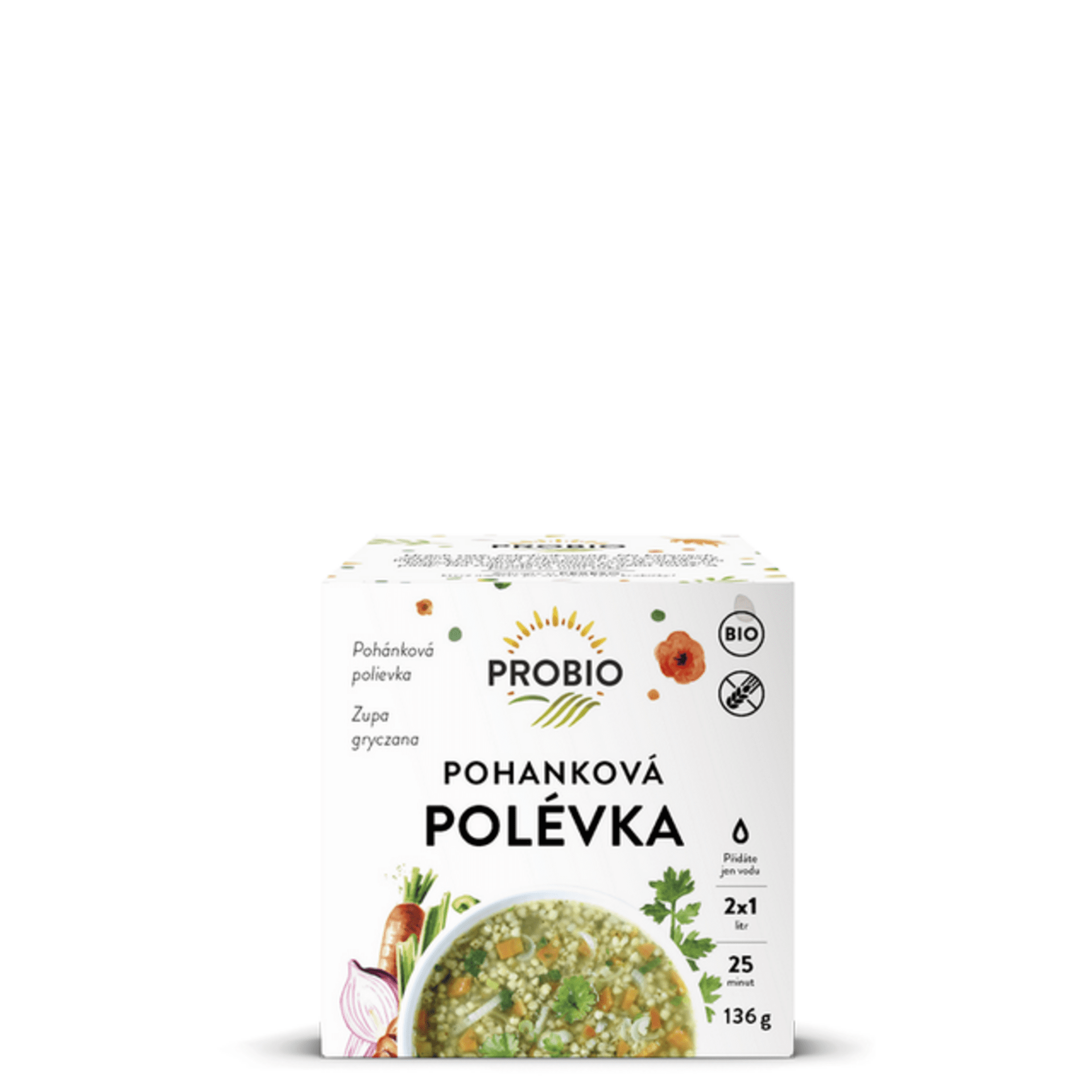 Probio Polévka pohanková BIO 136 g