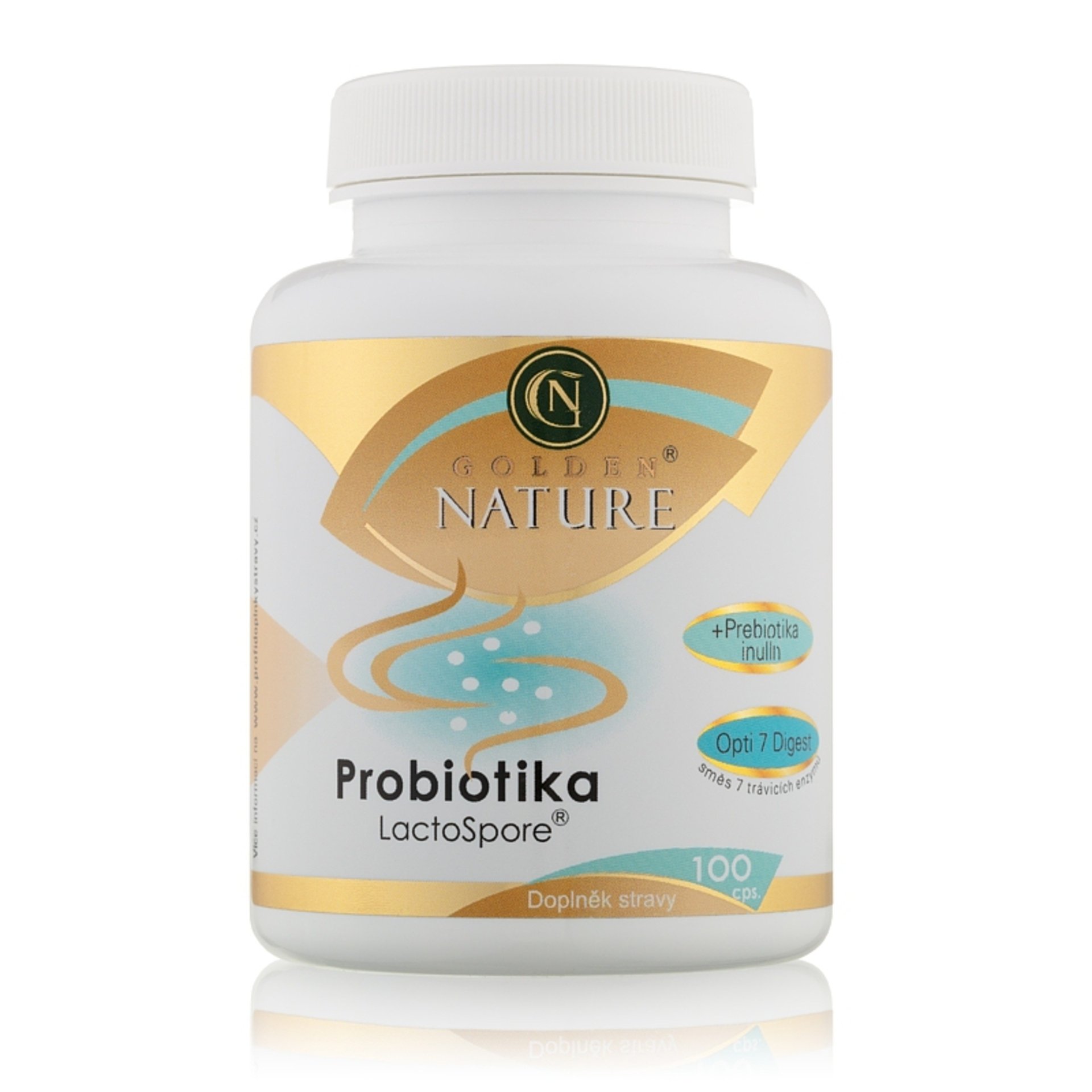 Levně Golden Nature Probiotika, prebiotika a trávicí enzymy Opti7digest 100 tablet