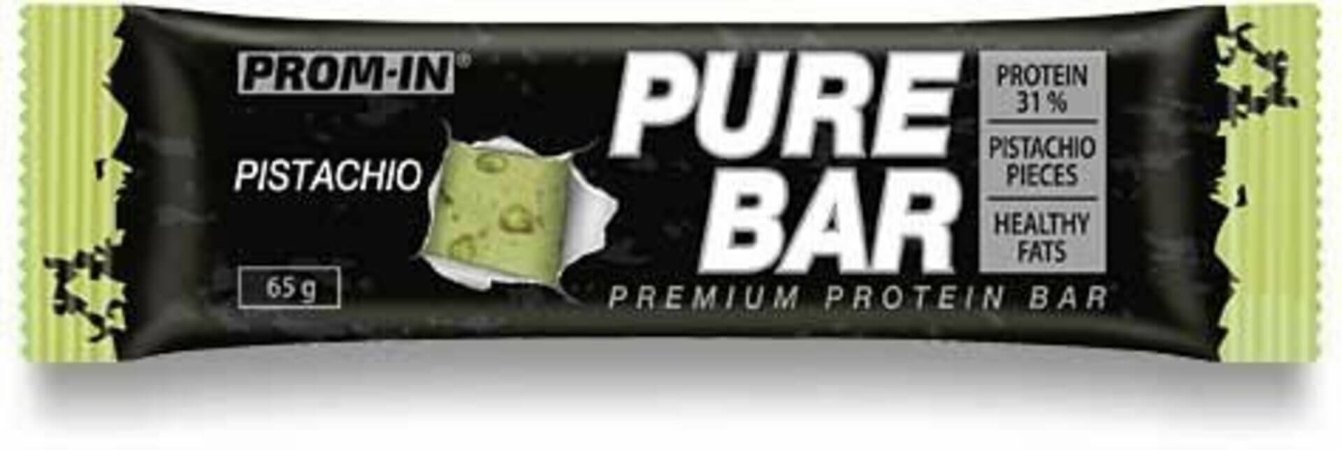 Levně Prom-IN Essential Pure Bar 65 g - pistácie