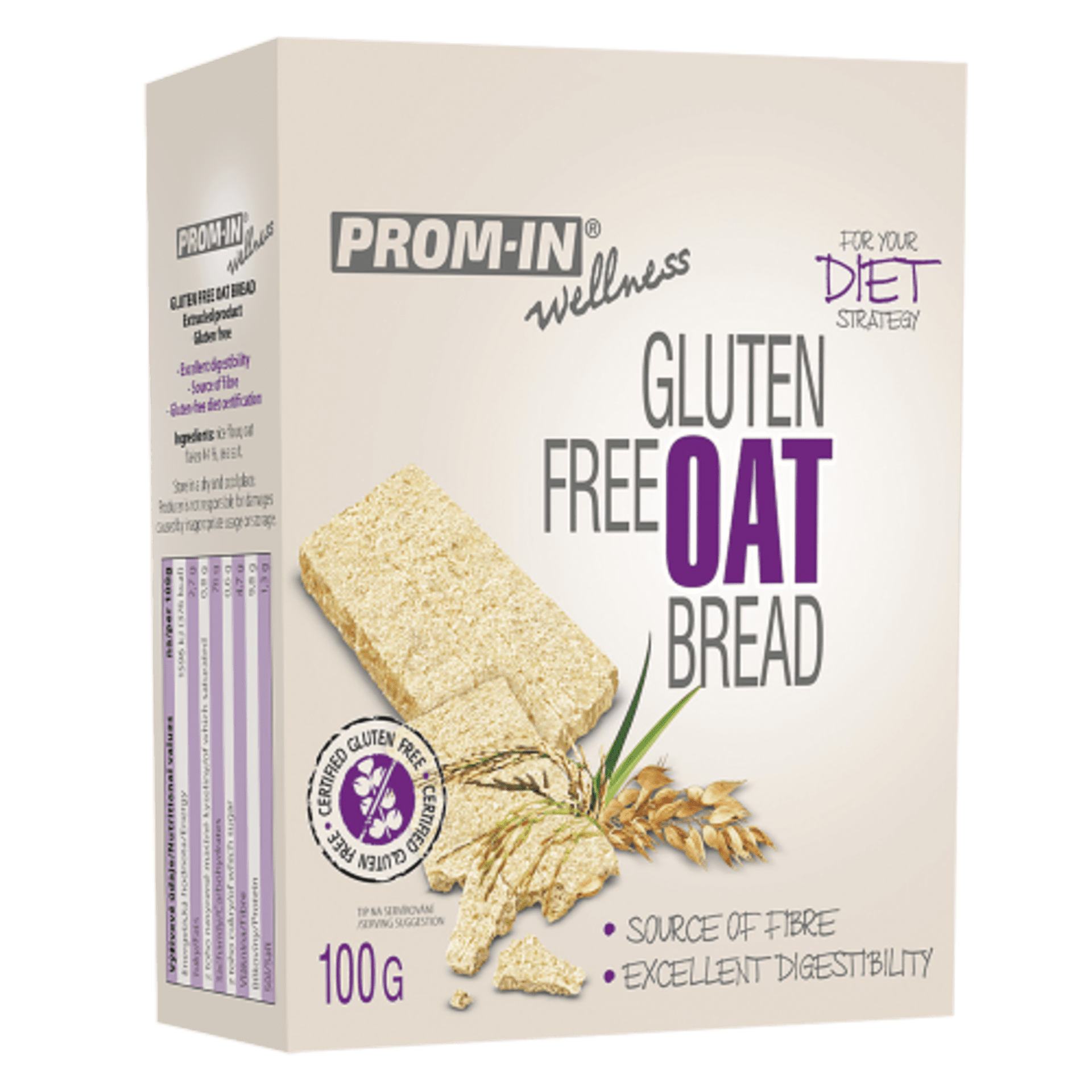 Levně Prom-IN Gluten Free Oat Bread 100 g