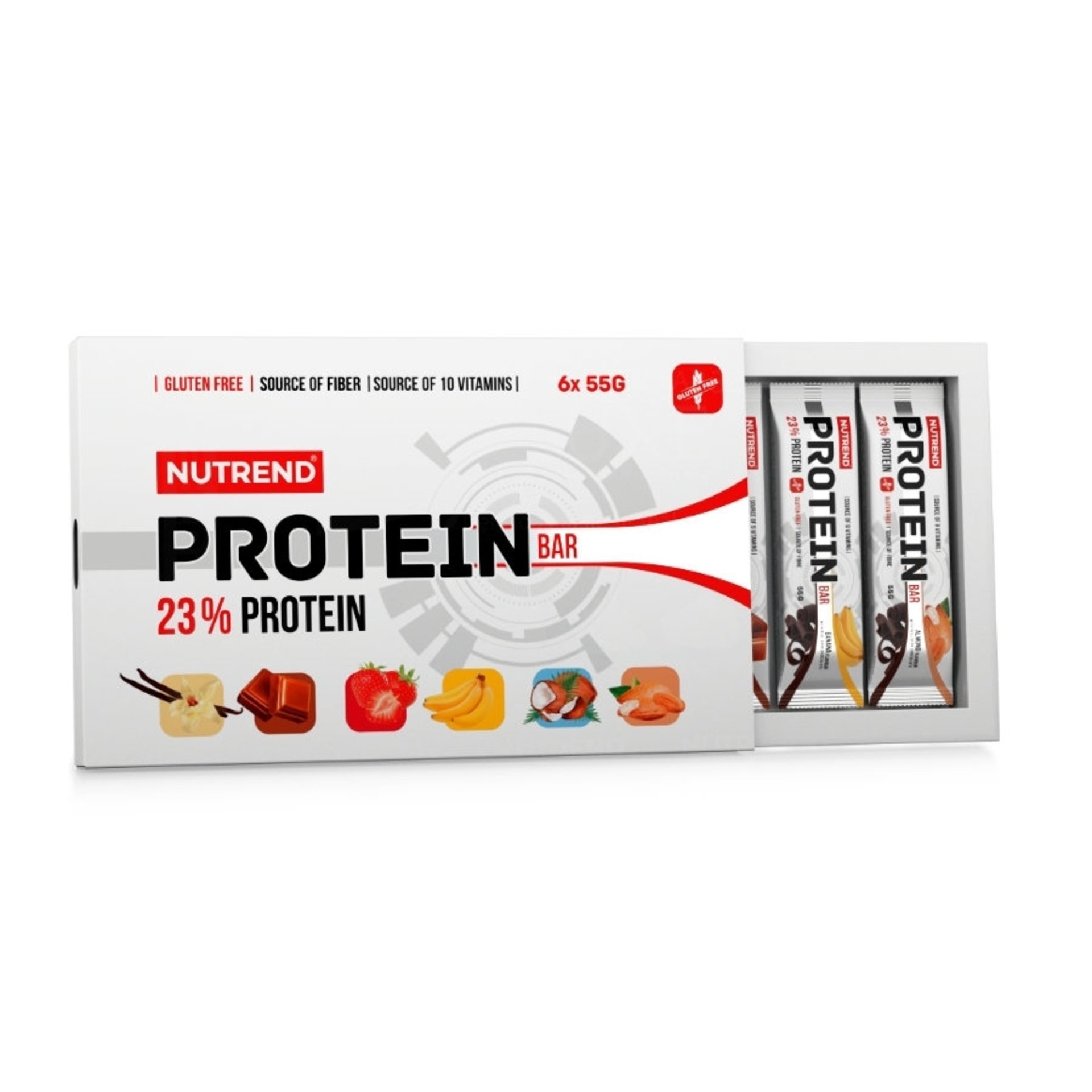 Levně Nutrend Protein Bar dárkové balení 6x55 g