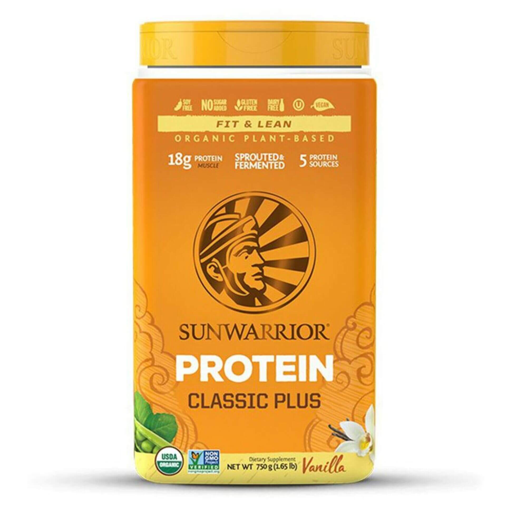 Sunwarrior Protein Plus BIO 750 g - vanilka