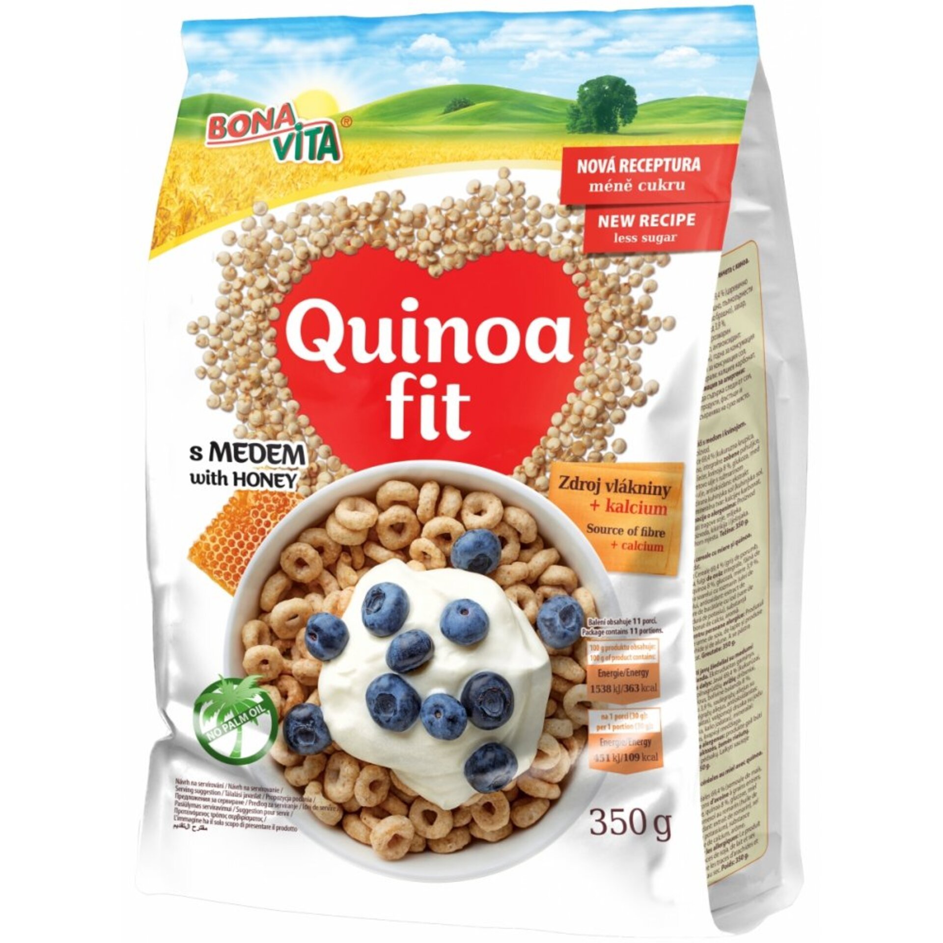 Levně Bonavita Cereální lupínky Quinoa fit sáček 350 g