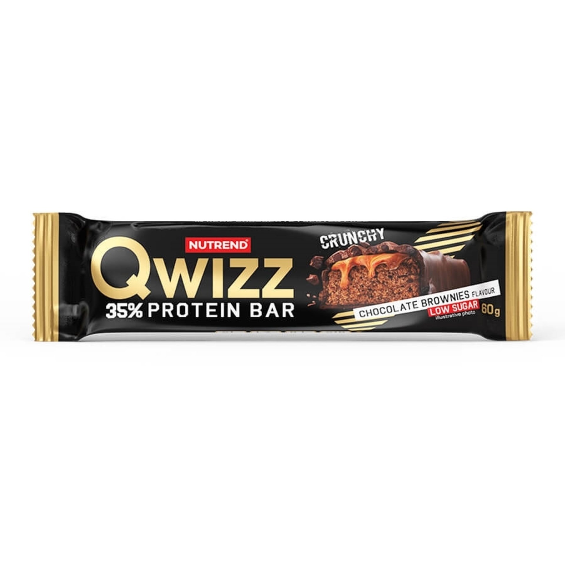 Levně Nutrend Qwizz Protein Bar 60 g - čokoládové brownies