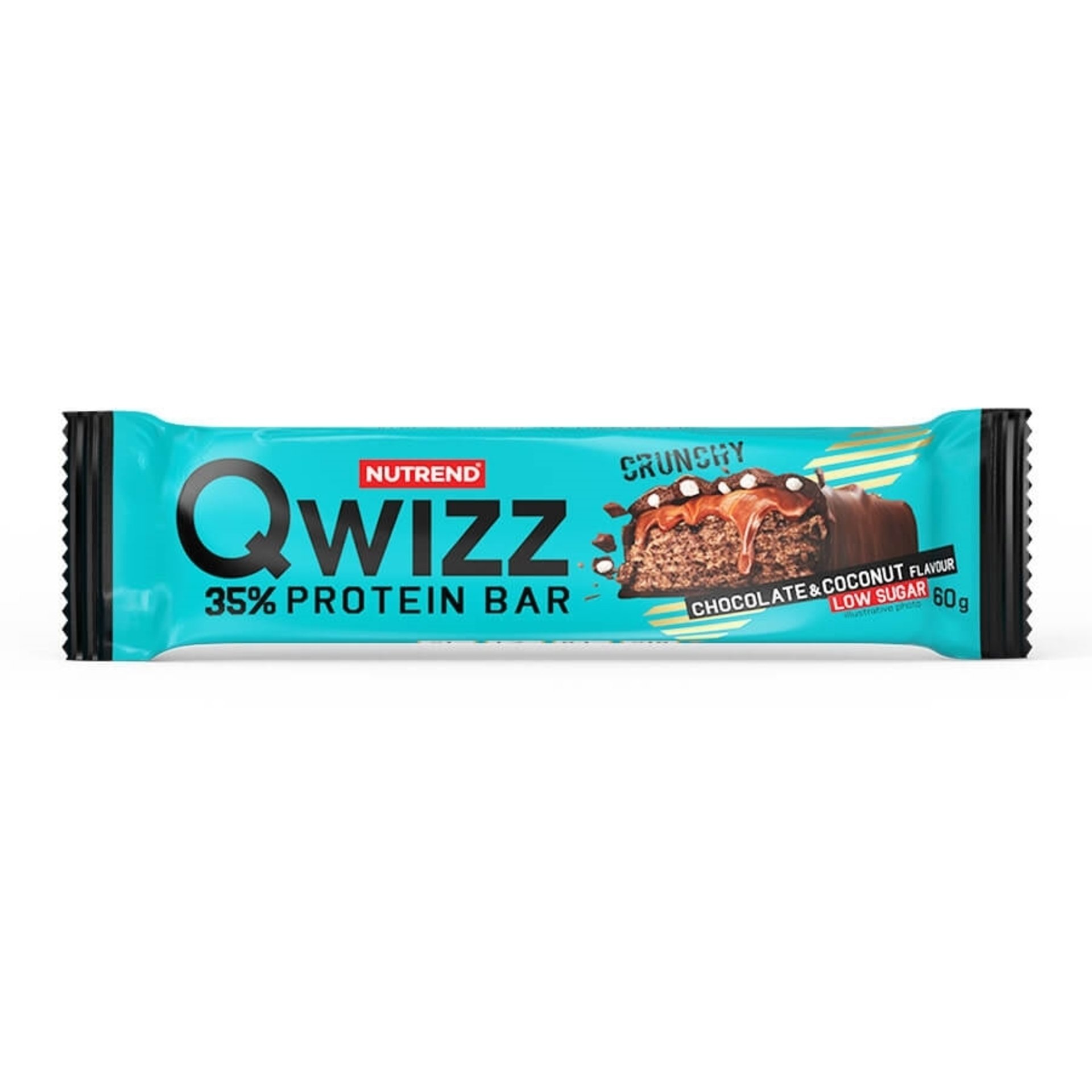 Levně Nutrend Qwizz Protein Bar 60 g - čokoláda+kokos