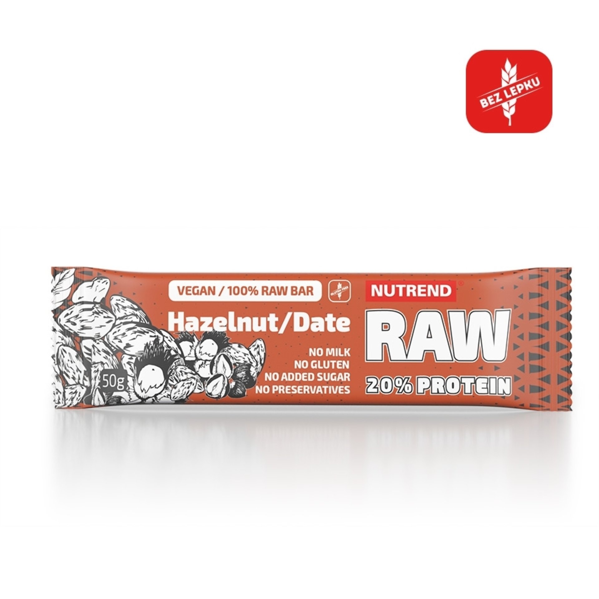 Levně Nutrend RAW protein bar 50 g