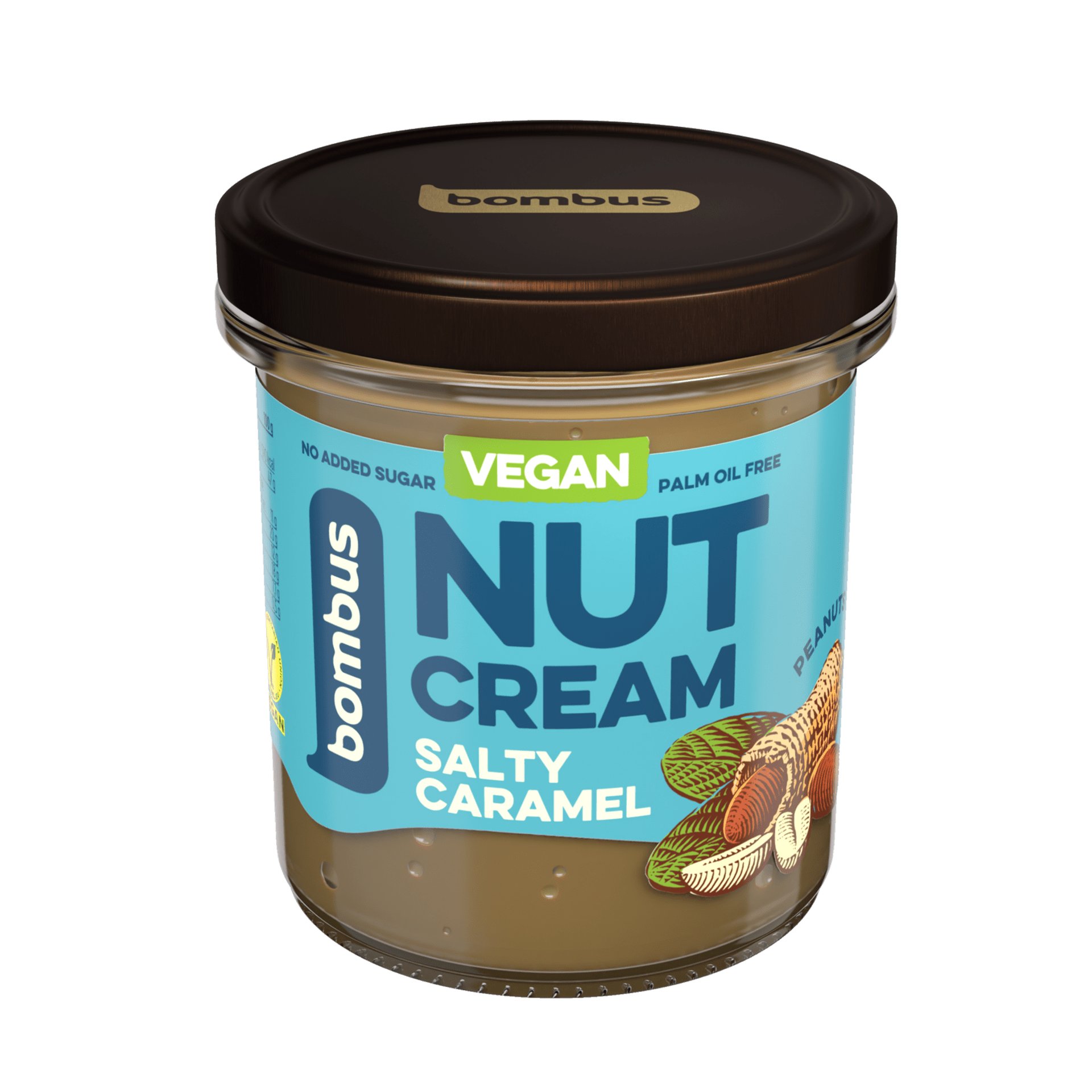 Levně Bombus Nuts Energy Salty Caramel 300 g