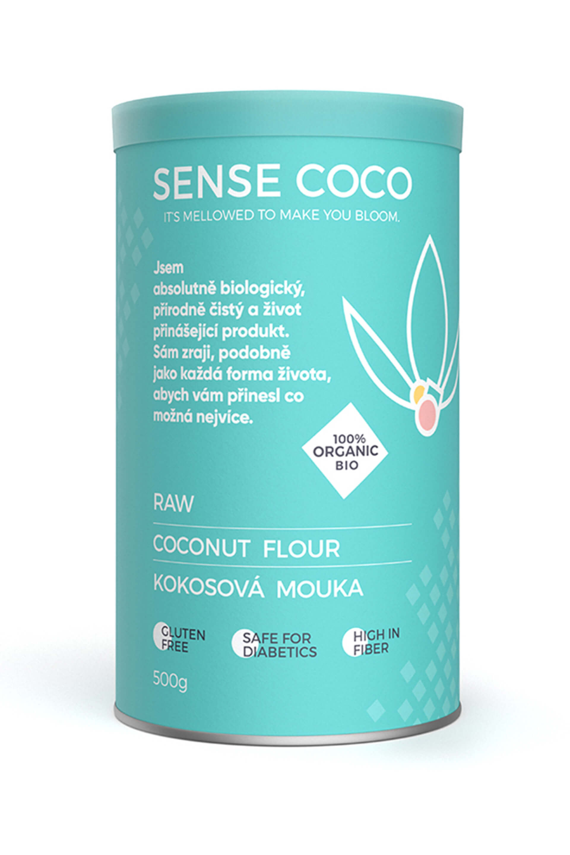 Levně Sense Coco RAW Kokosová mouka 500 g BIO