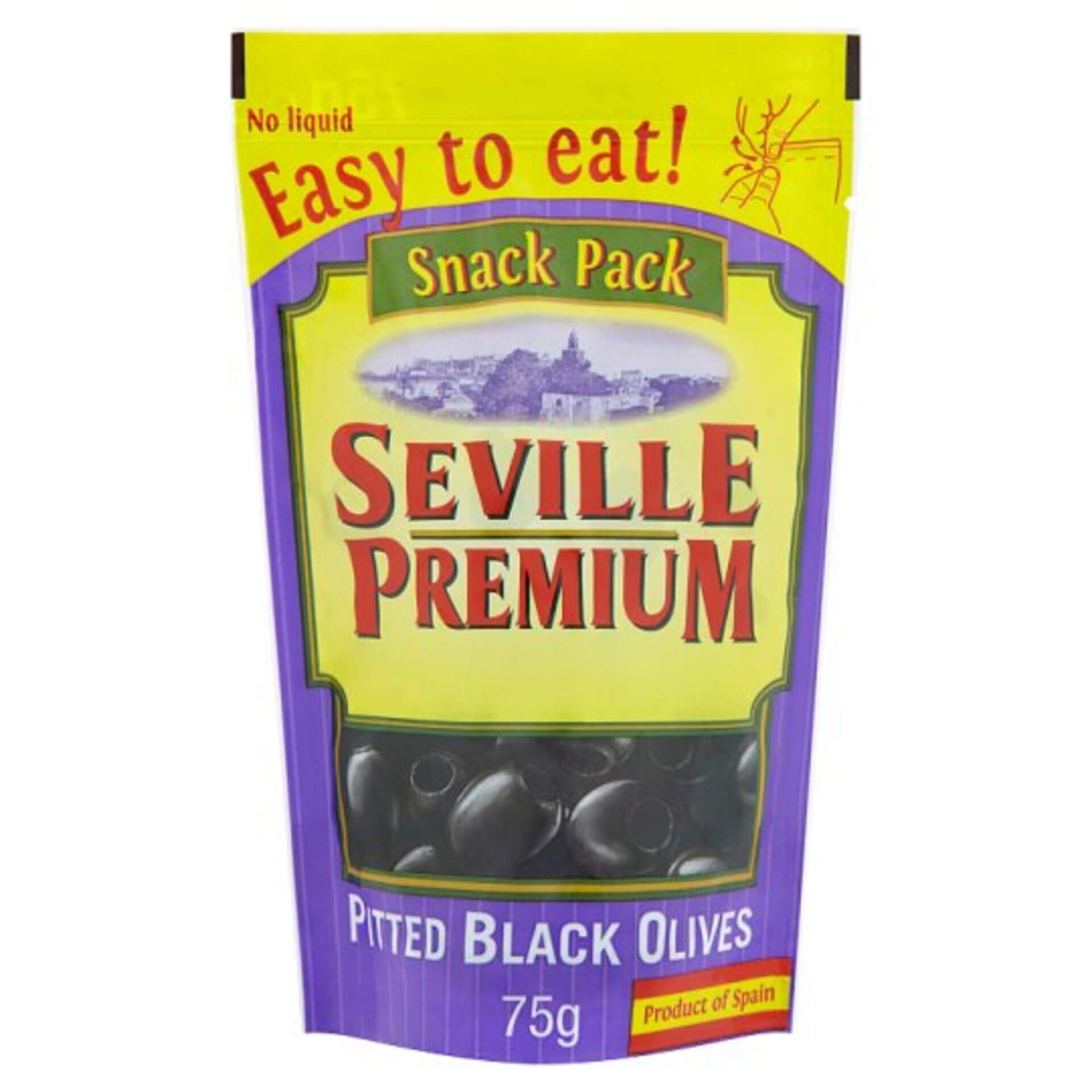 Levně Seville premium Černé olivy bez pecky 75 g