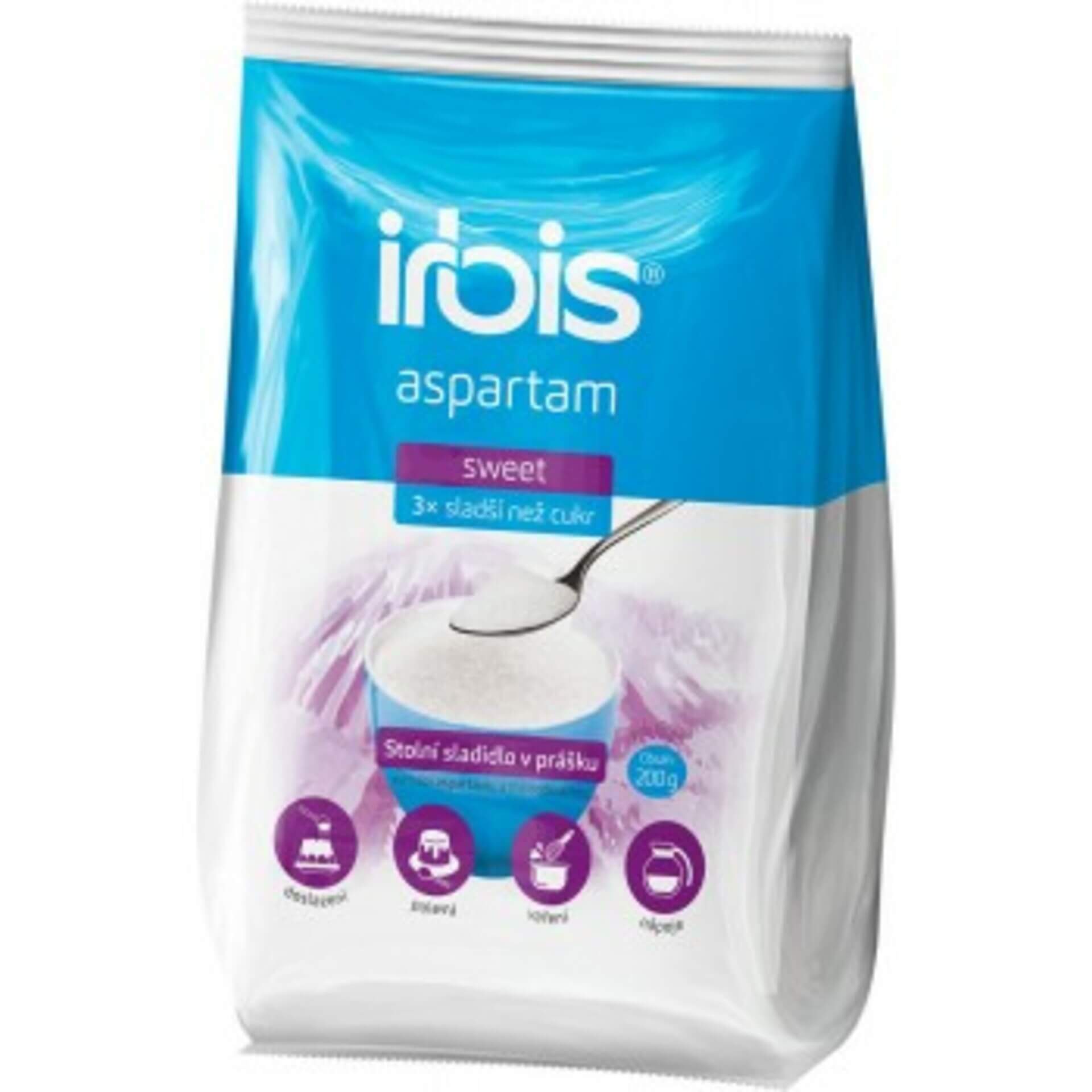 Levně Irbis Aspartam Sweet 3x sl. sypké sladidlo 200 g