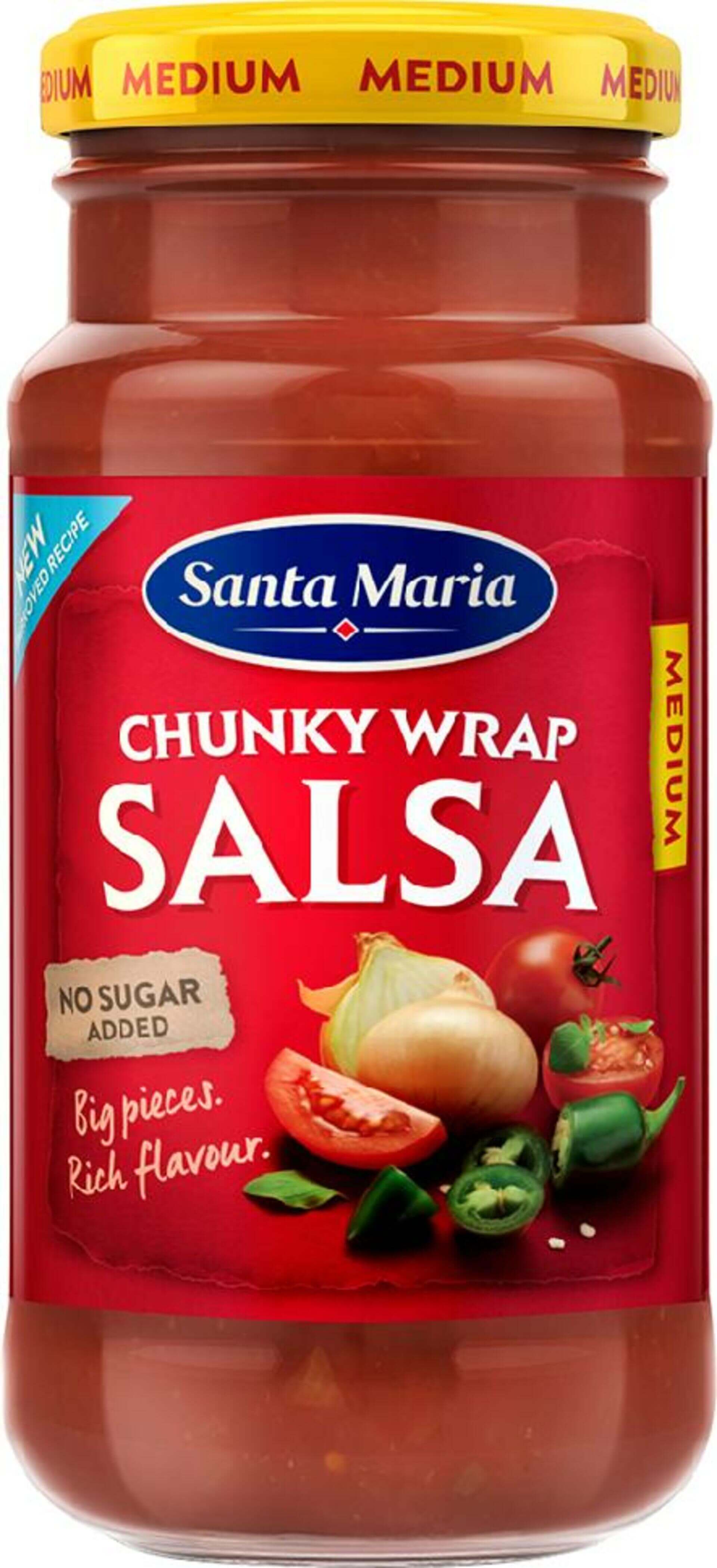 Levně Santa Maria Chunky Wrap Salsa medium 230 g