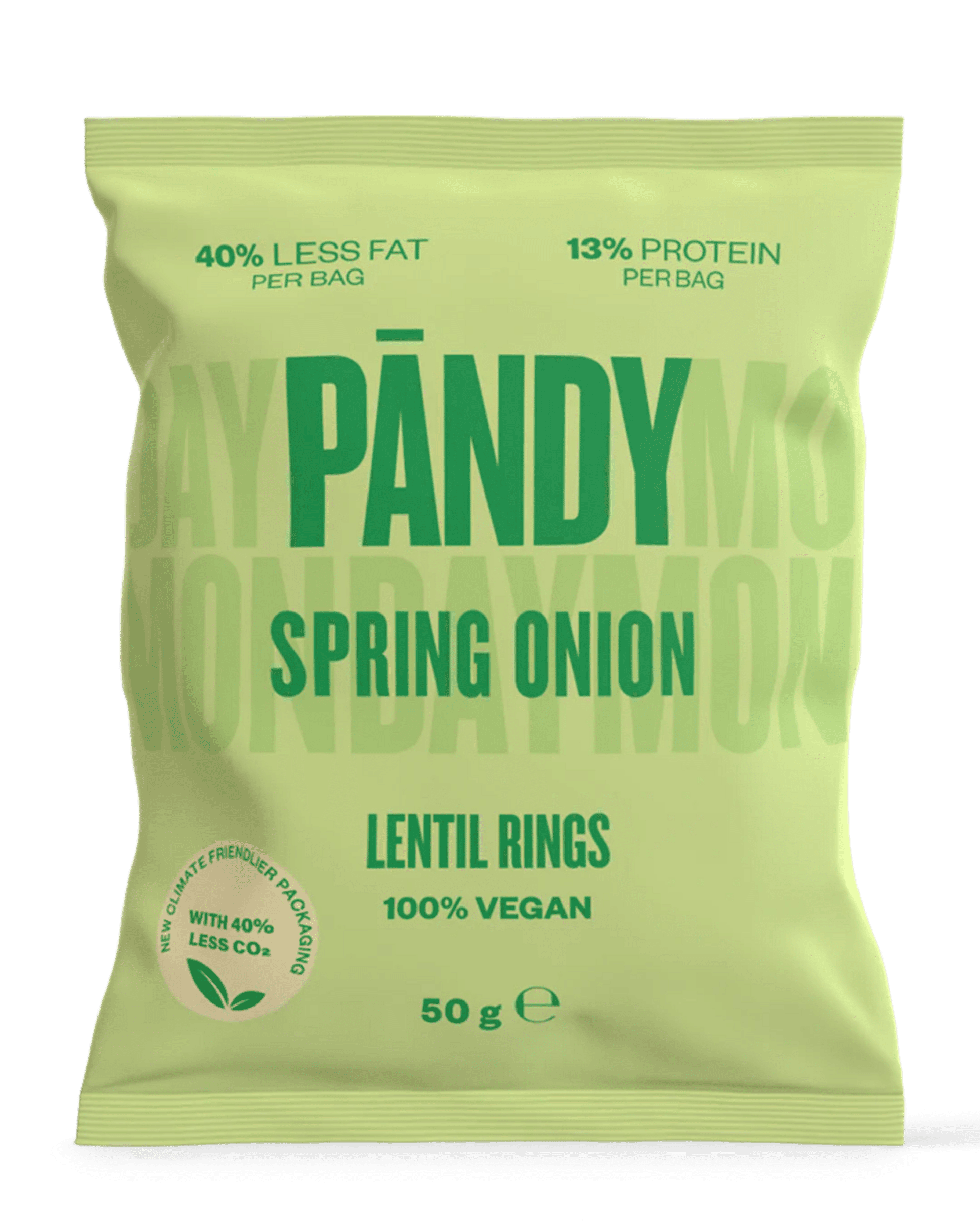 Levně Pändy Čočkové chipsy spring onion 50 g